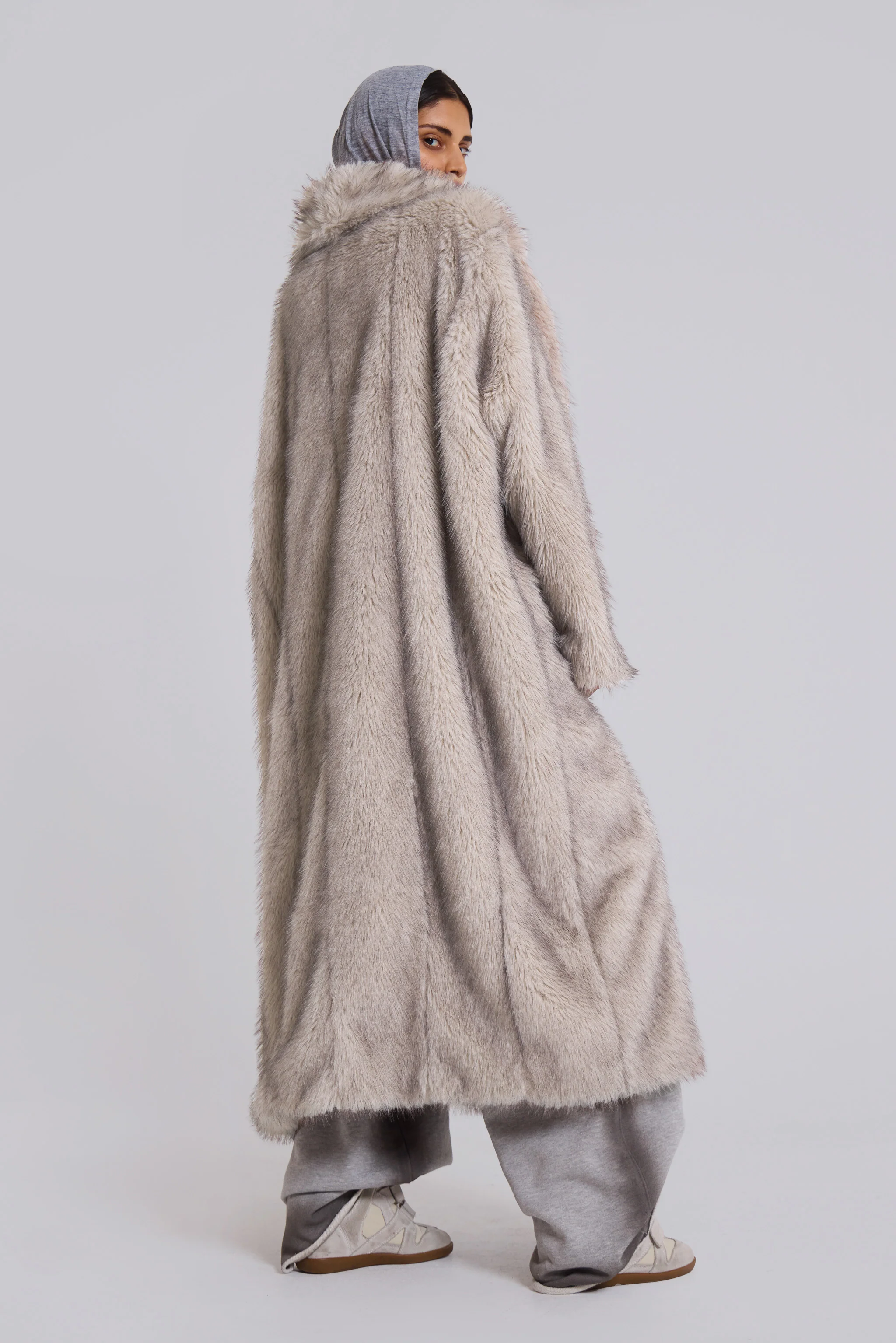 Alaska Faux Fur Coat - Image 9