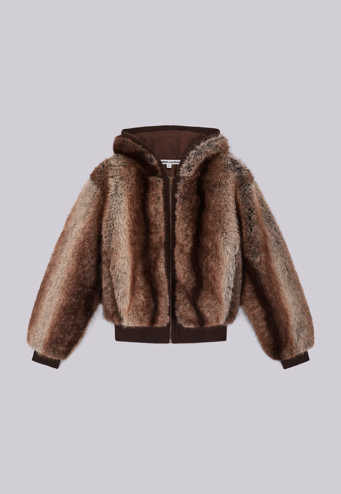Bear Faux Fur Jacket - Image 2