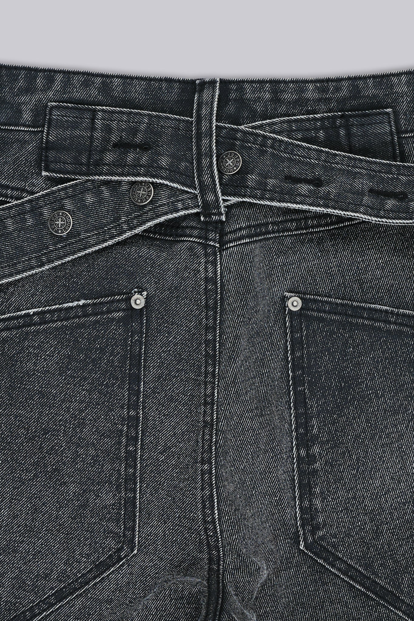 Black Cinch Colossus Jorts - Image 4