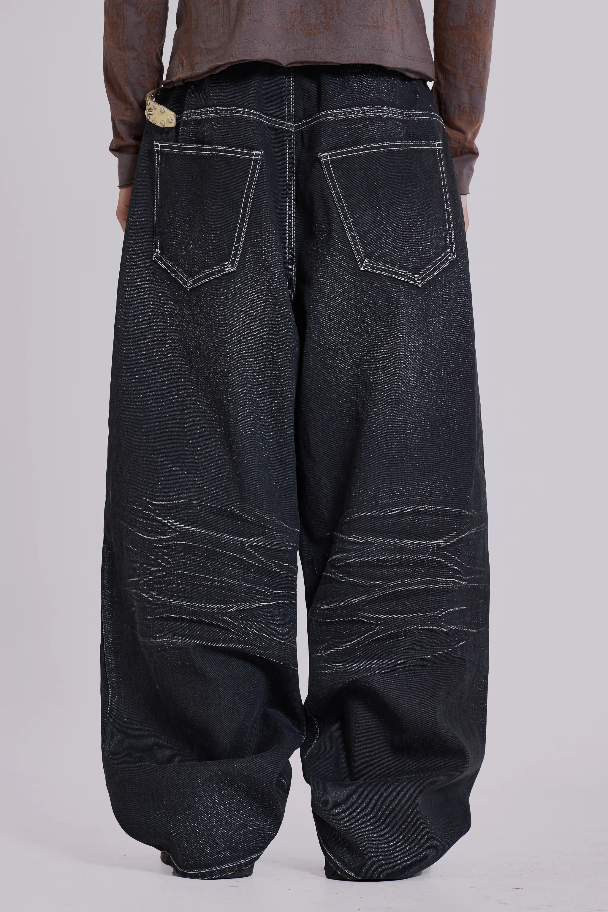 Black Coated XL Colossus Jeans - Image 4