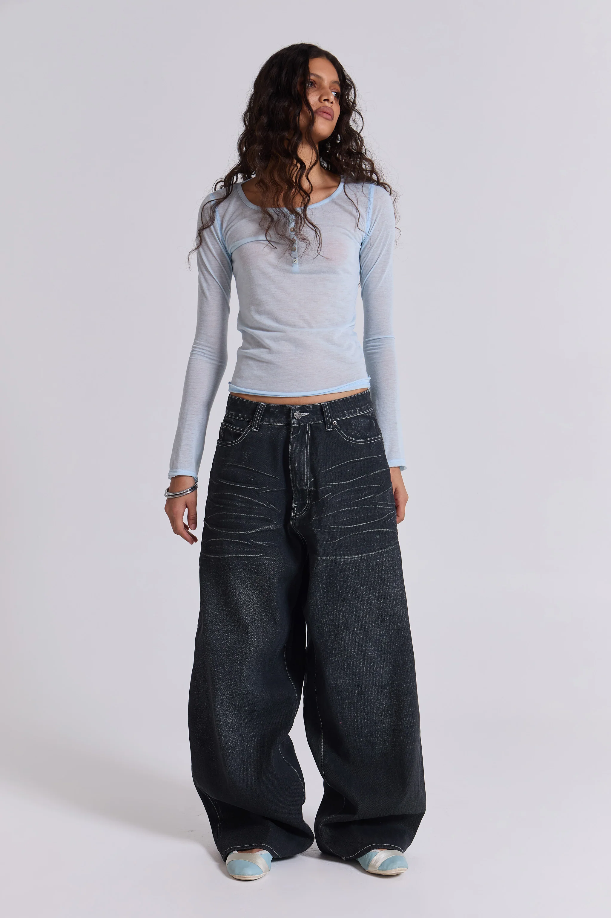Black Coated XL Colossus Jeans - Image 2
