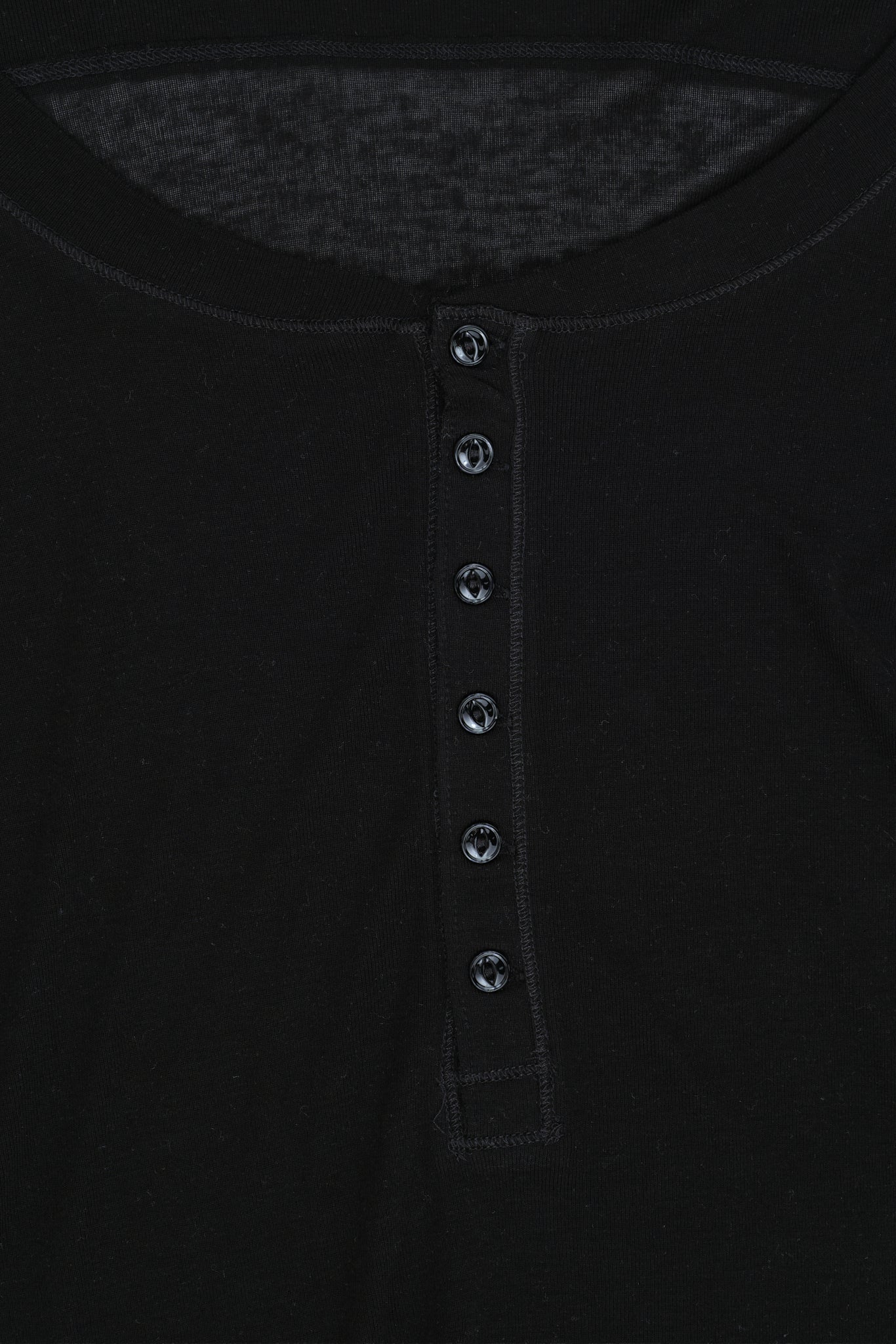 Black Haze Henley Top - Image 3