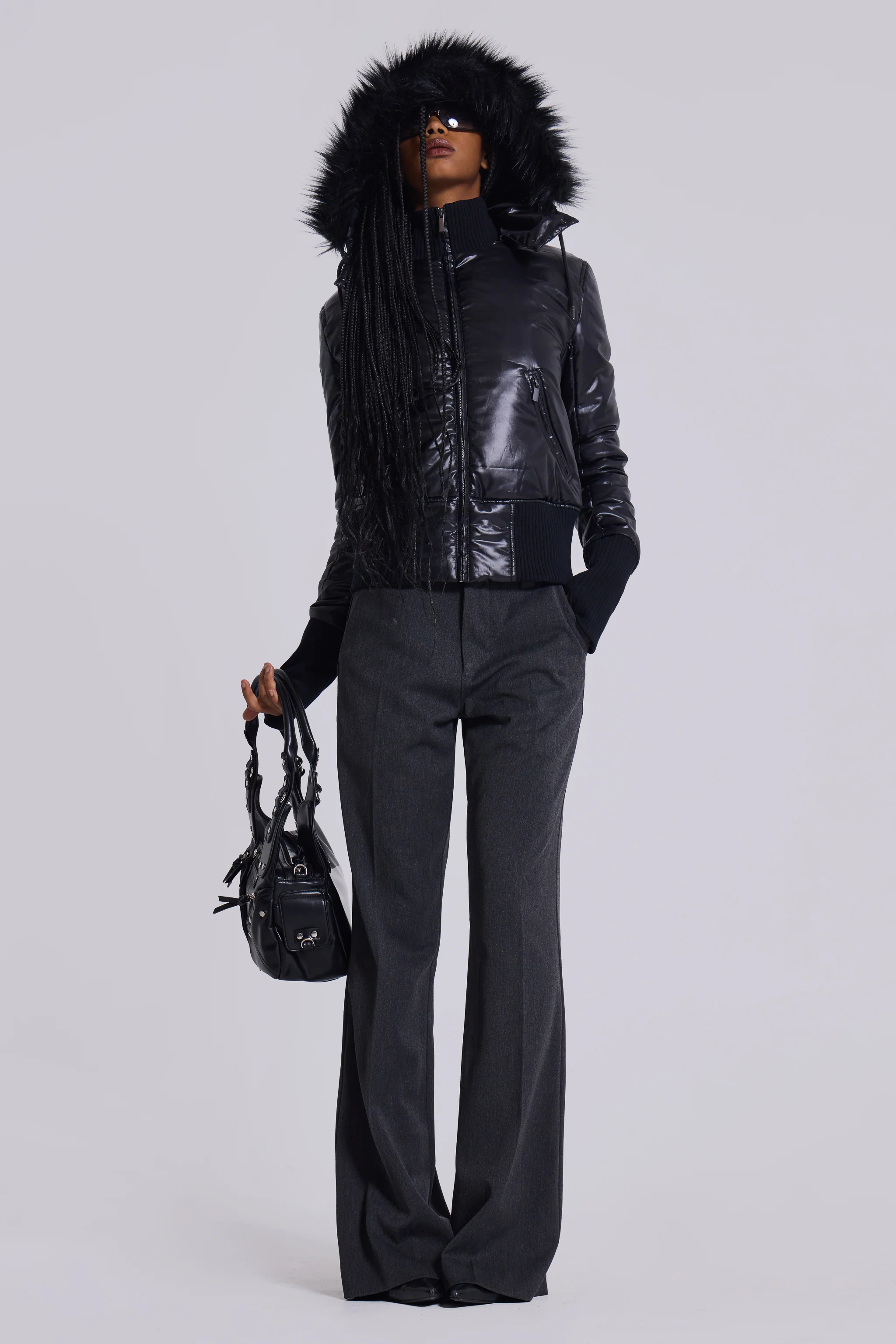 Black Mercury Puffer Jacket - Image 7