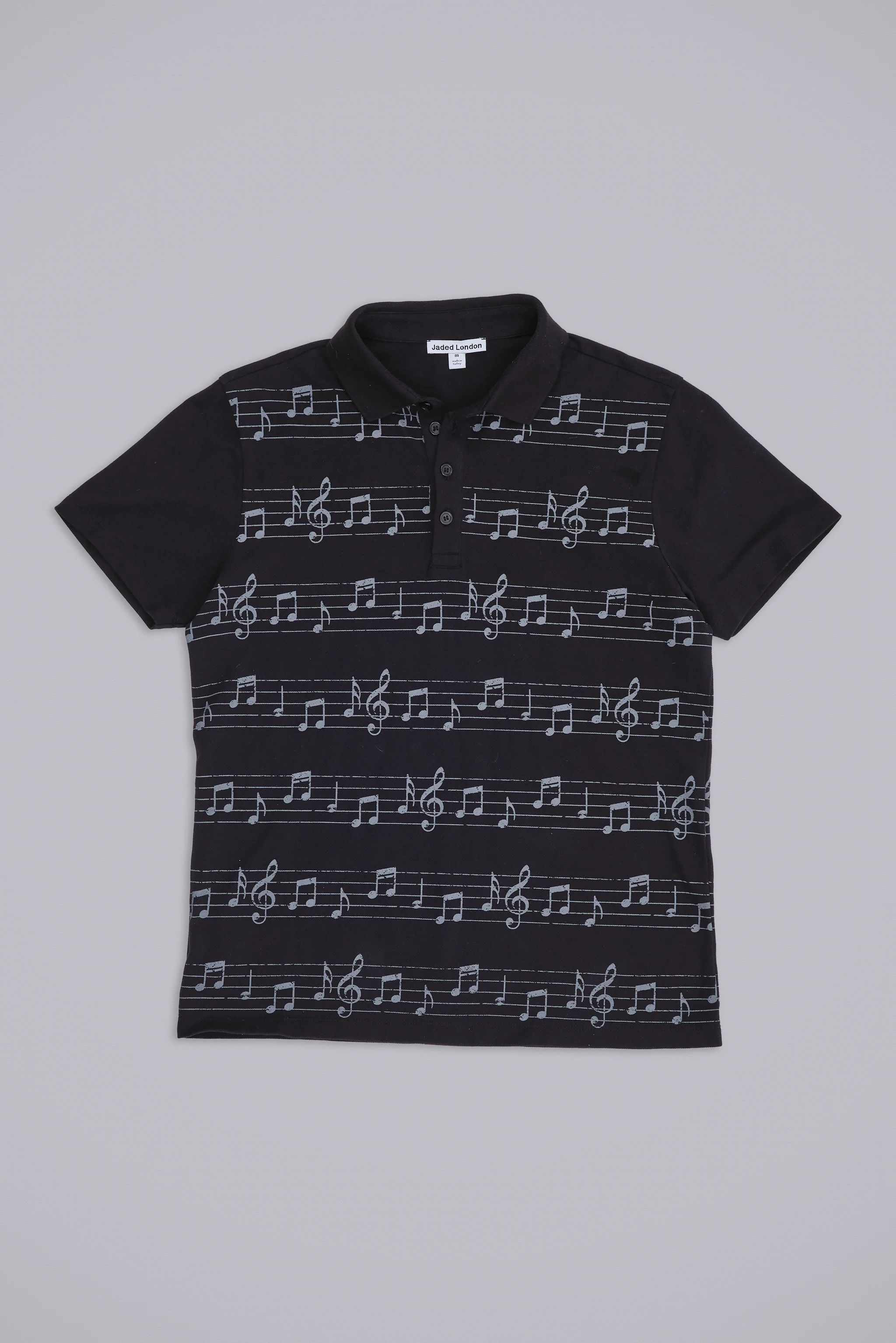 Black Riff Polo Shirt - Image 3