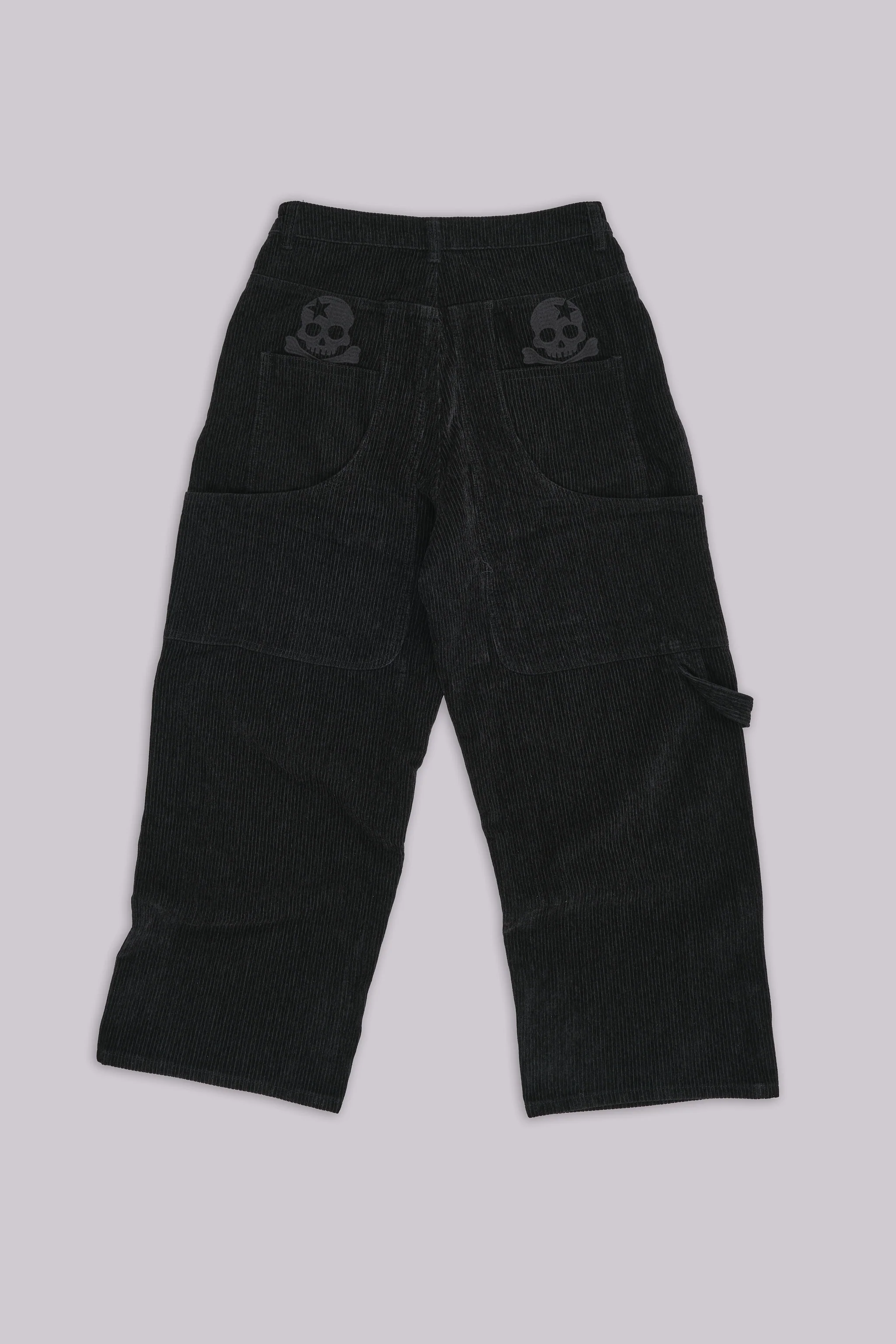 Black Skull XL Cord Colossus Jeans - Image 2