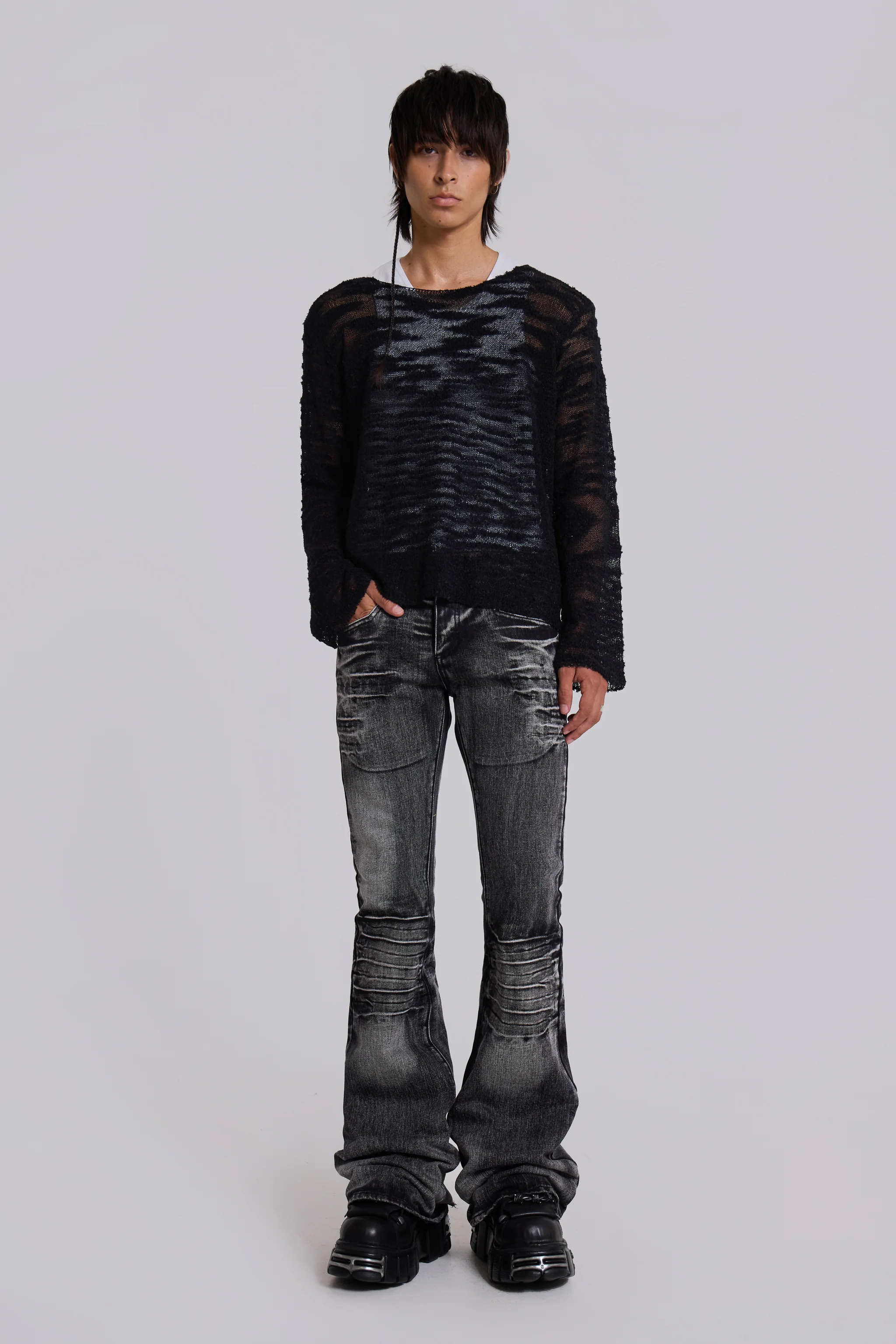 Black Stray Knit - Image 3
