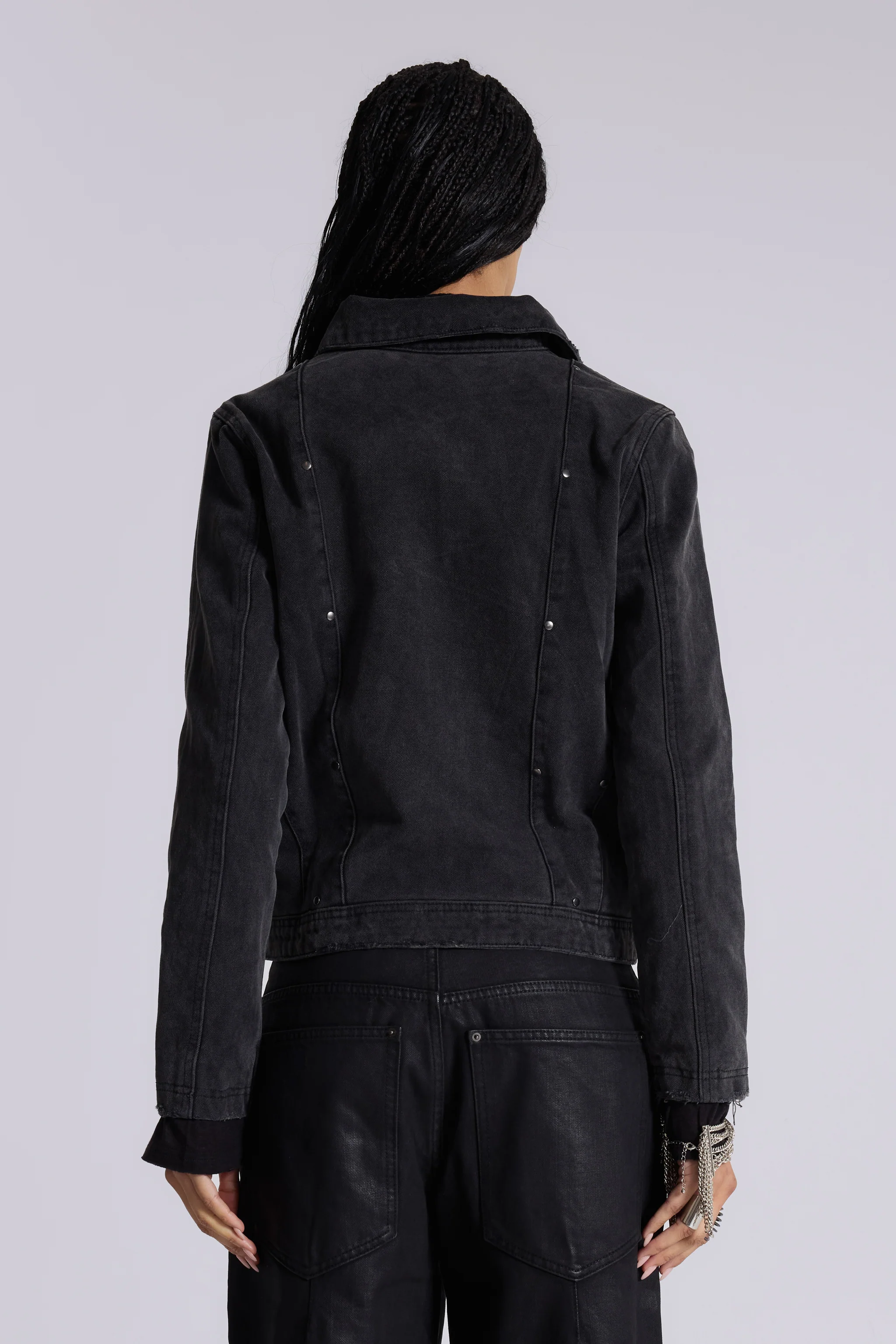 Stud Denim Jacket - Image 3