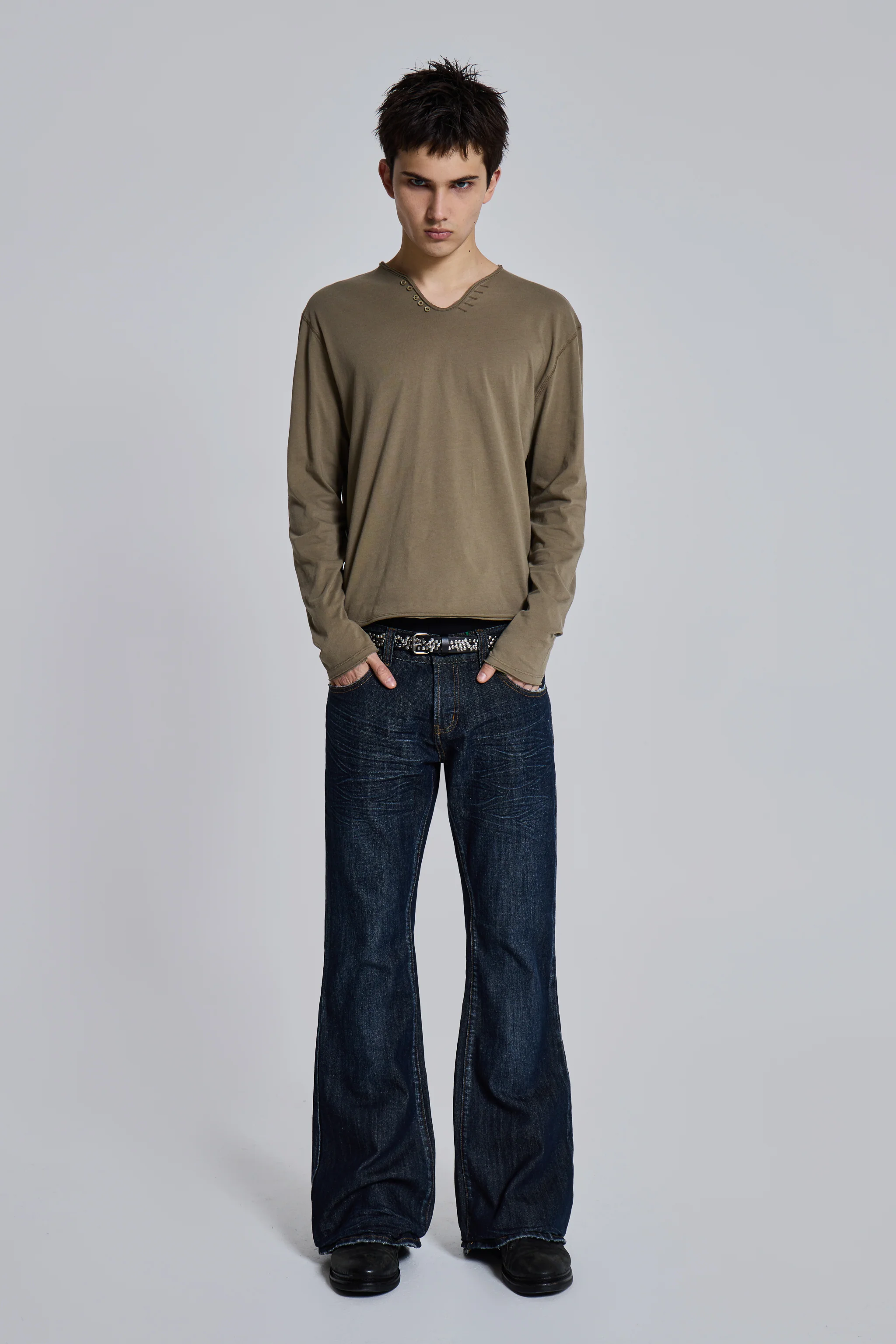 Blue Jude Bootcut Jeans - Image 3