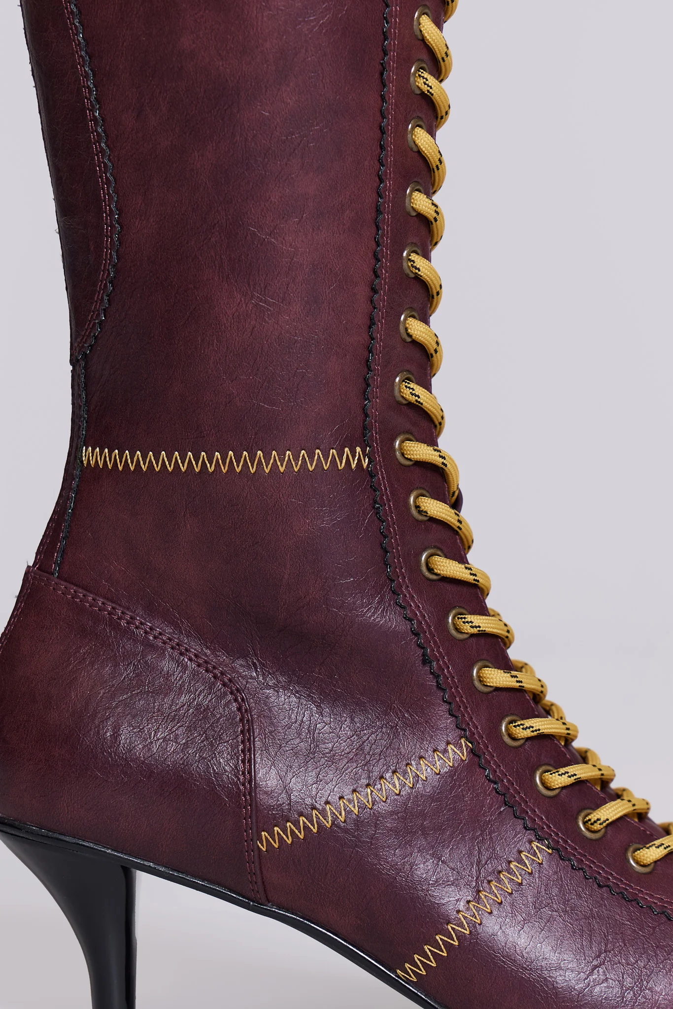 Burgundy Brooke Boxing Boot - Image 5