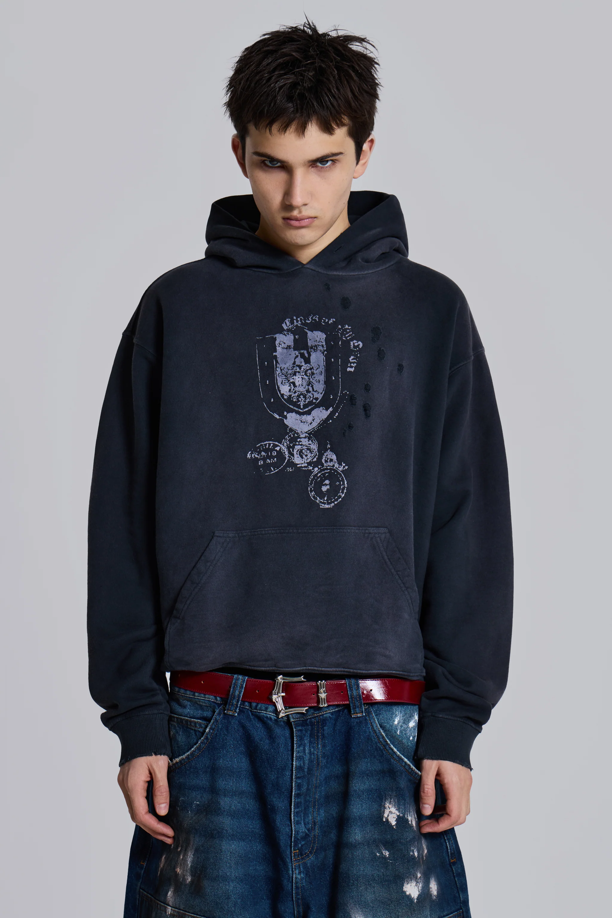 Burgundy Strike Metal Belt - Image 4