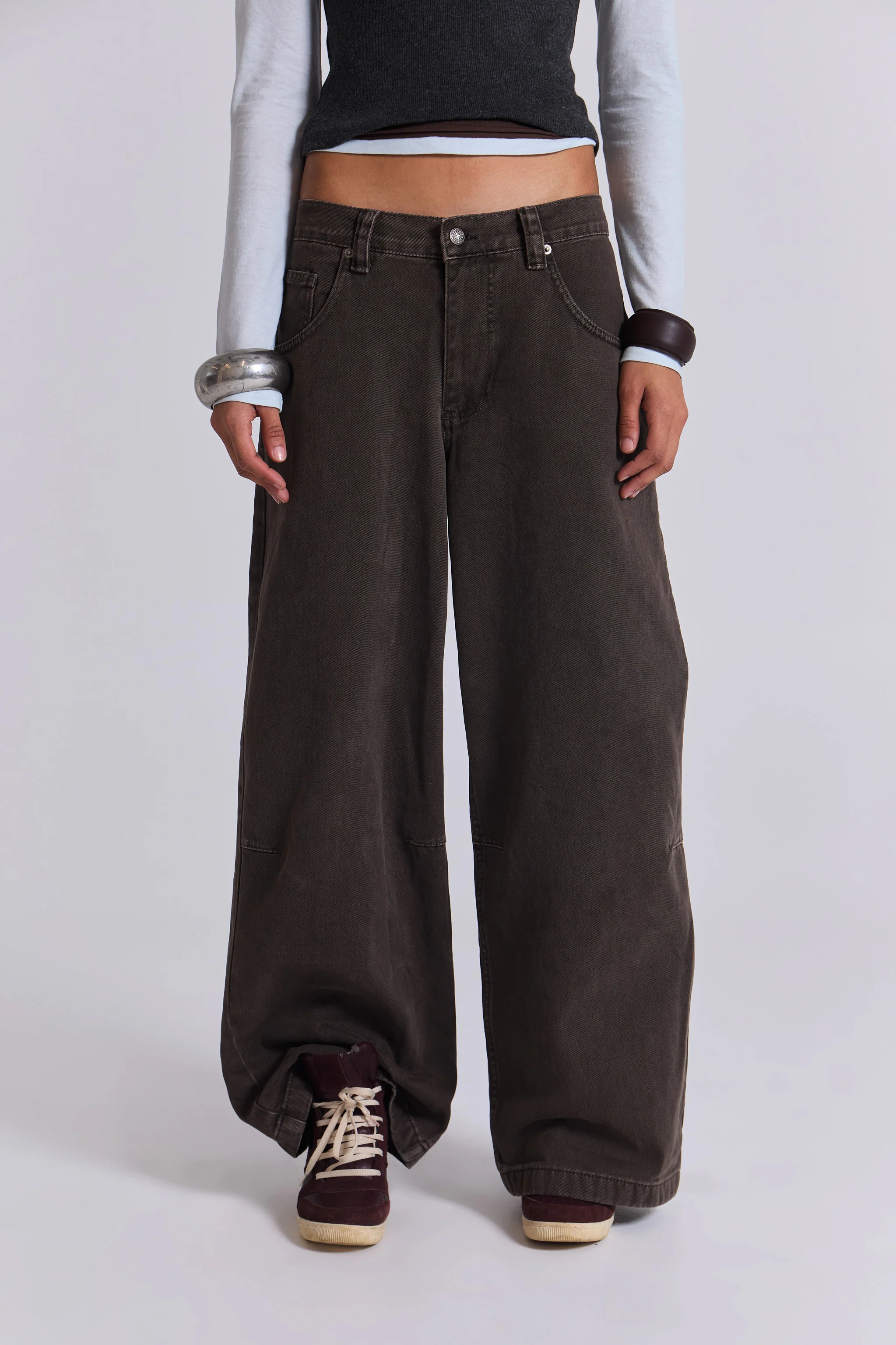 Washed Brown Colossus Jeans - Image 2