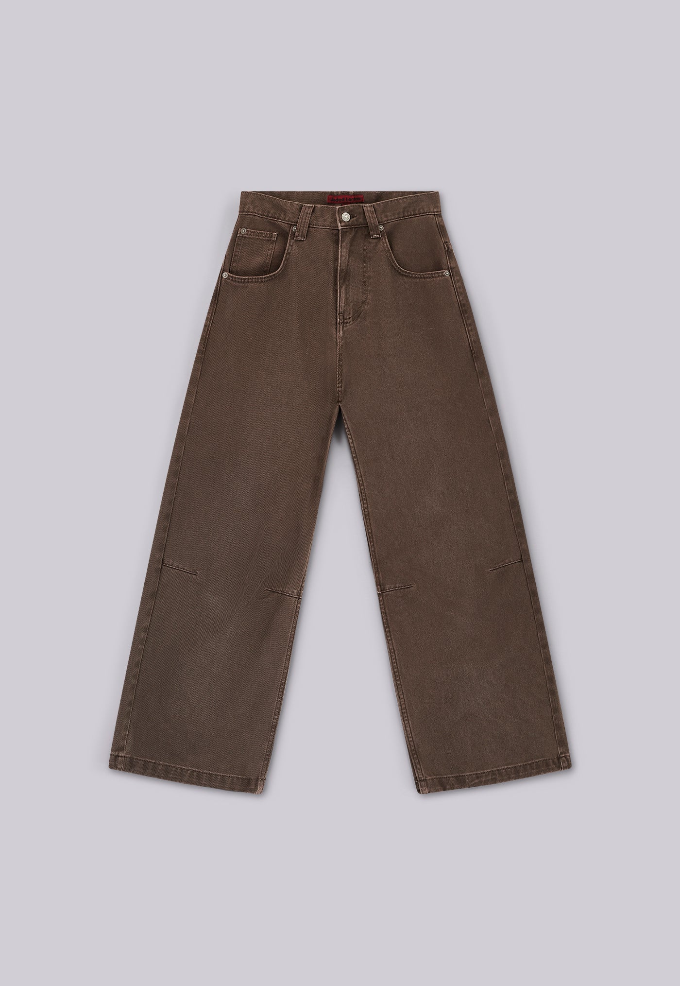 Washed Brown Colossus Jeans - Image 8