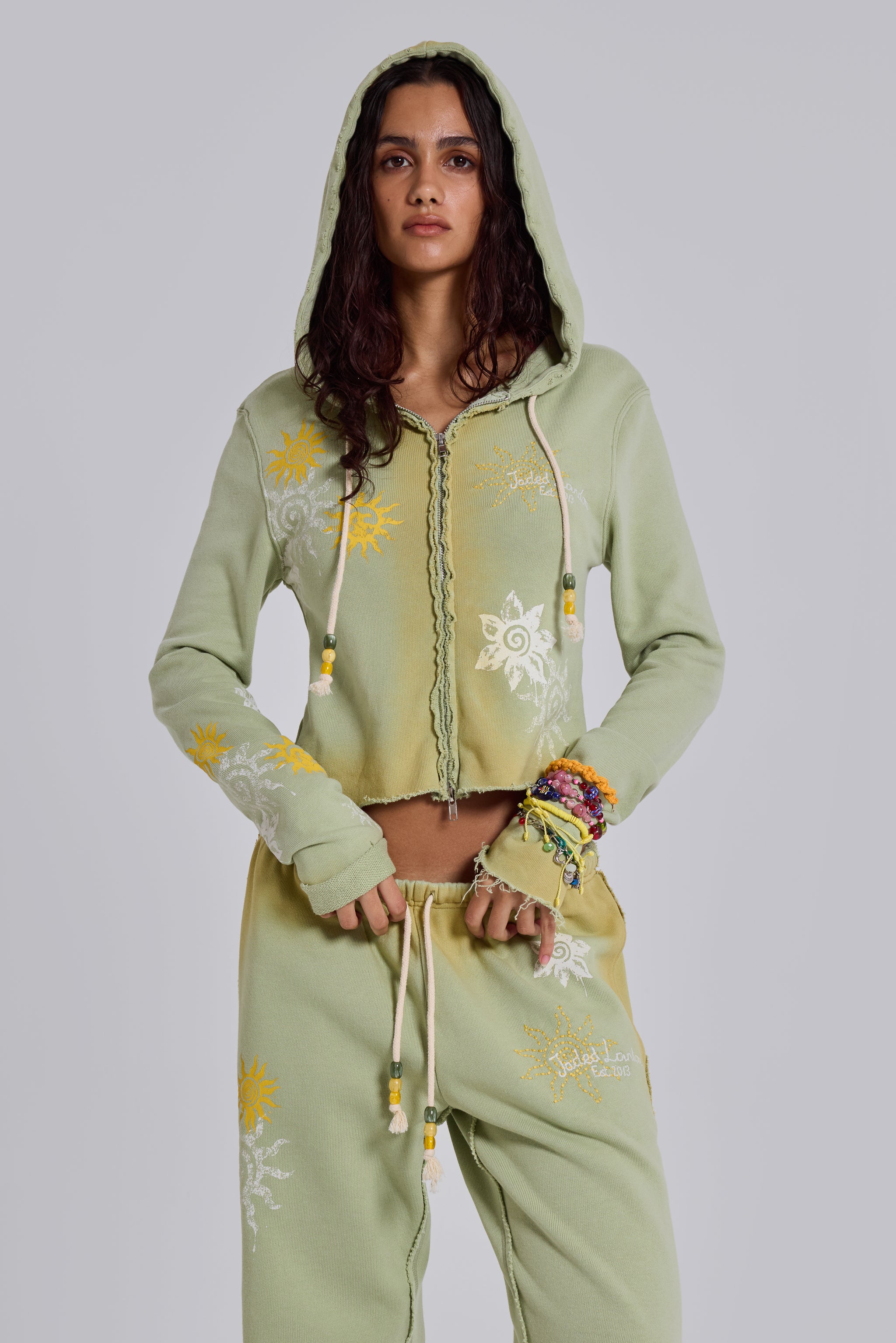 Cleo Sunfade Zip Through Hoodie - Image 3
