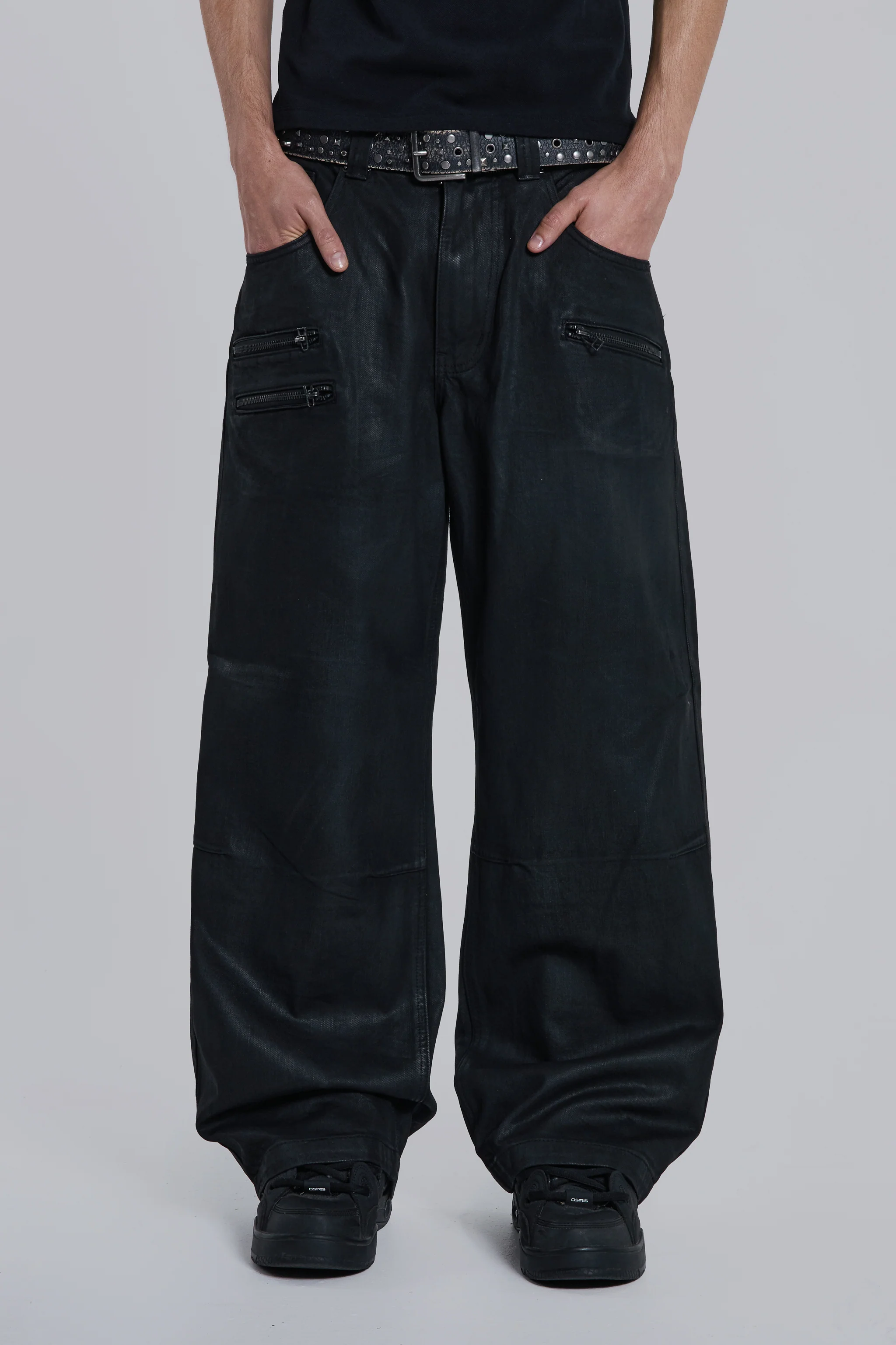 Coated Zip Colossus Jeans - Image 2