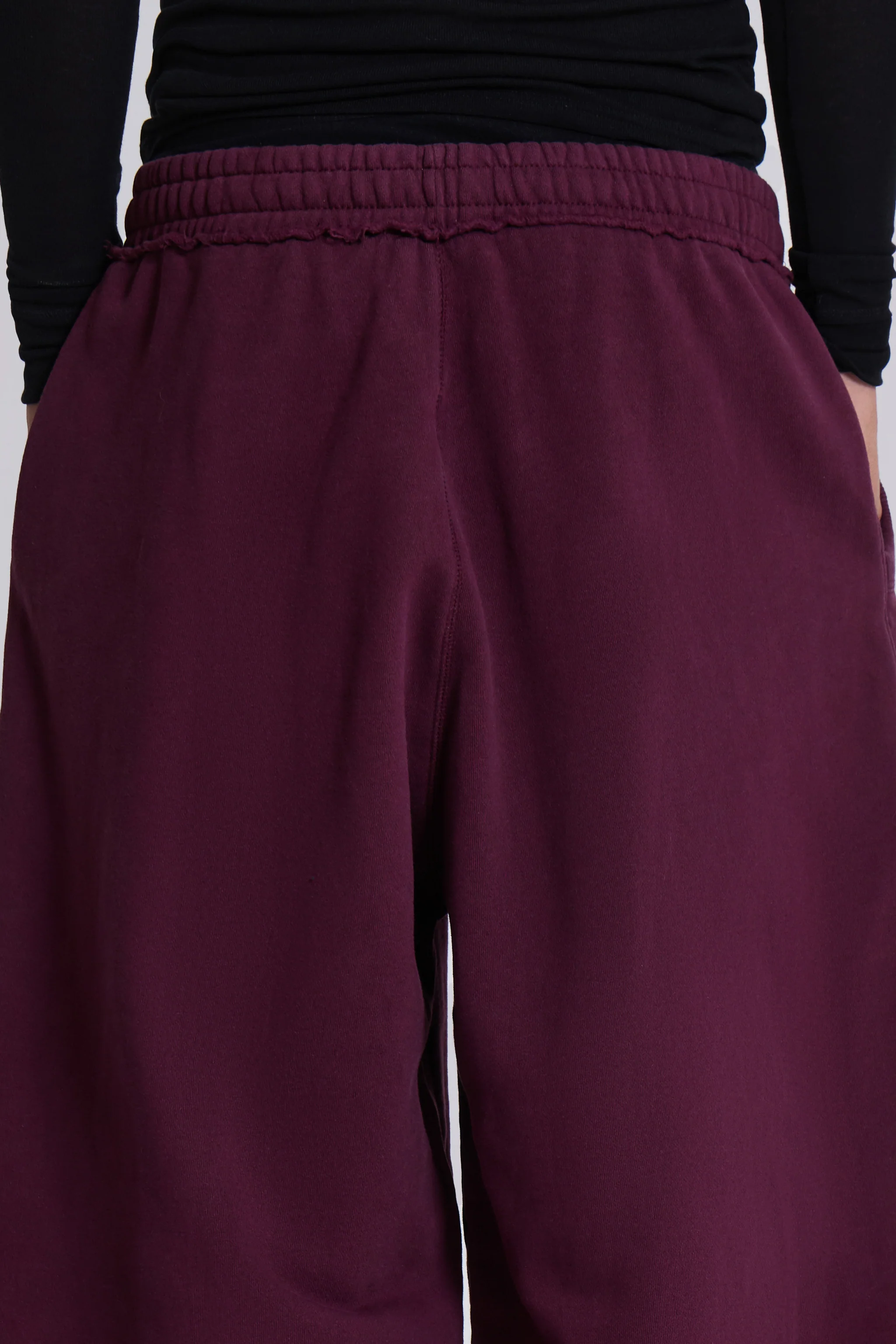 Dark Burgundy Monster Joggers - Image 7