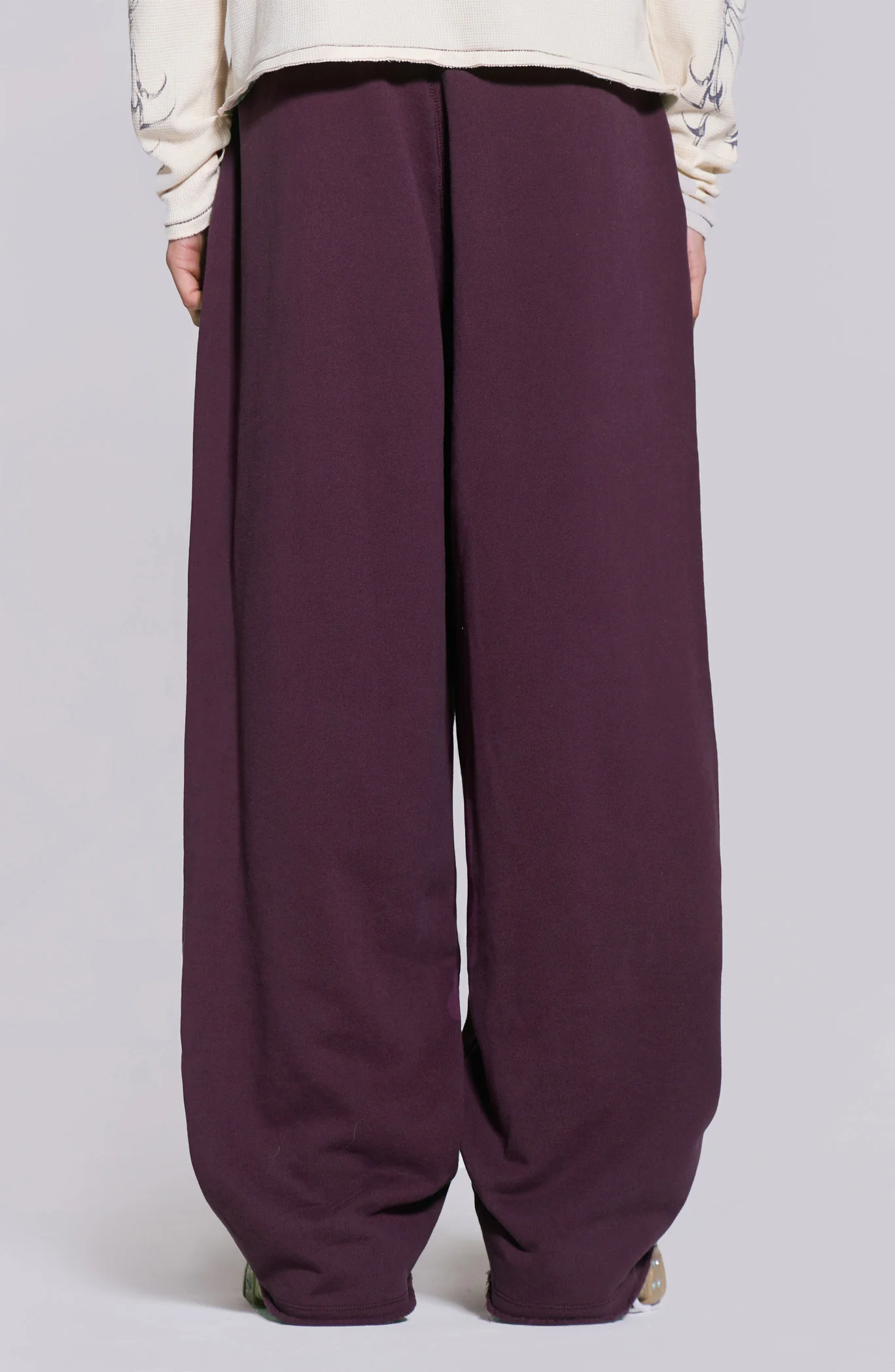 Dark Burgundy Monster Joggers - Image 9