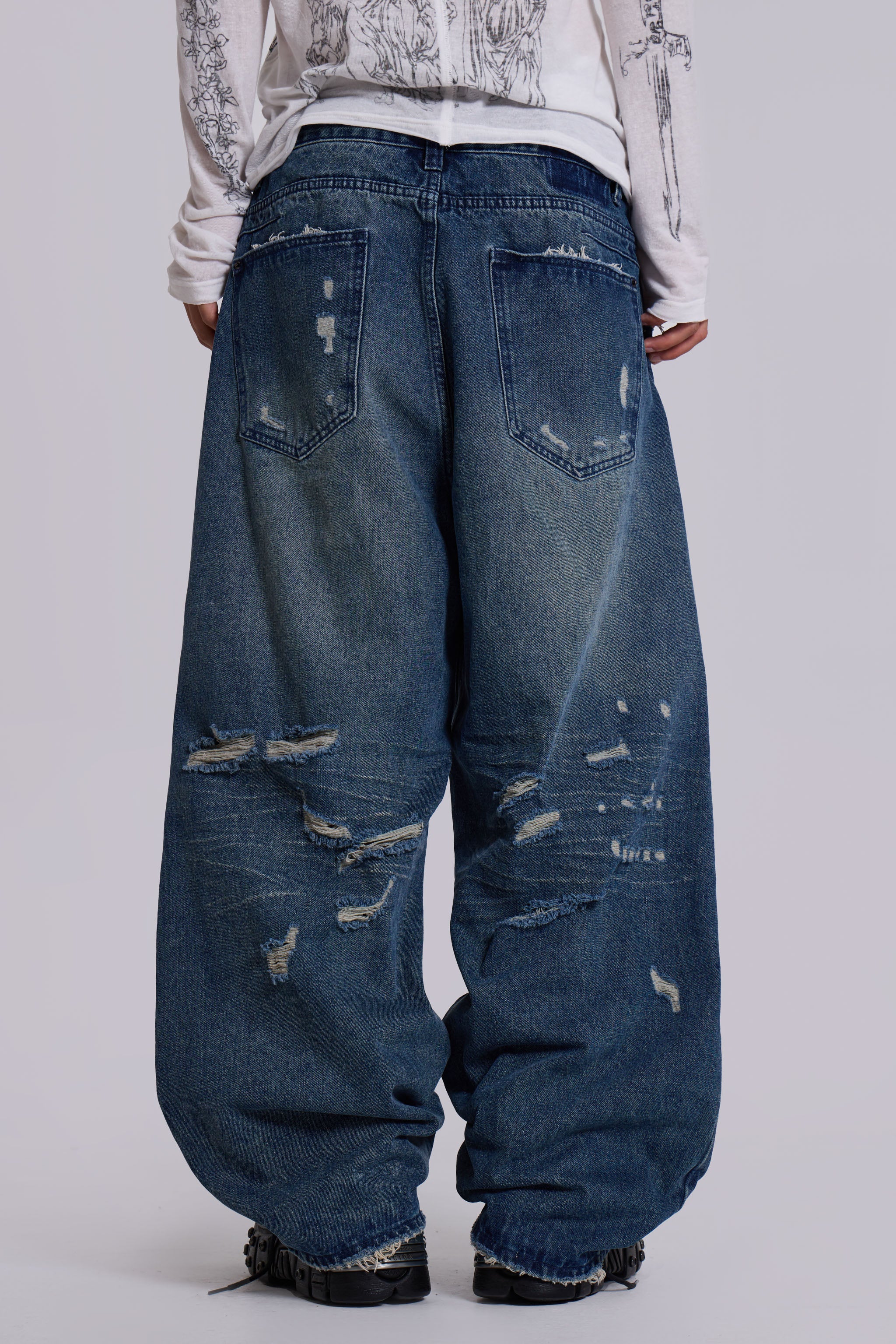 Destroyed XL Colossus Jeans - Image 10