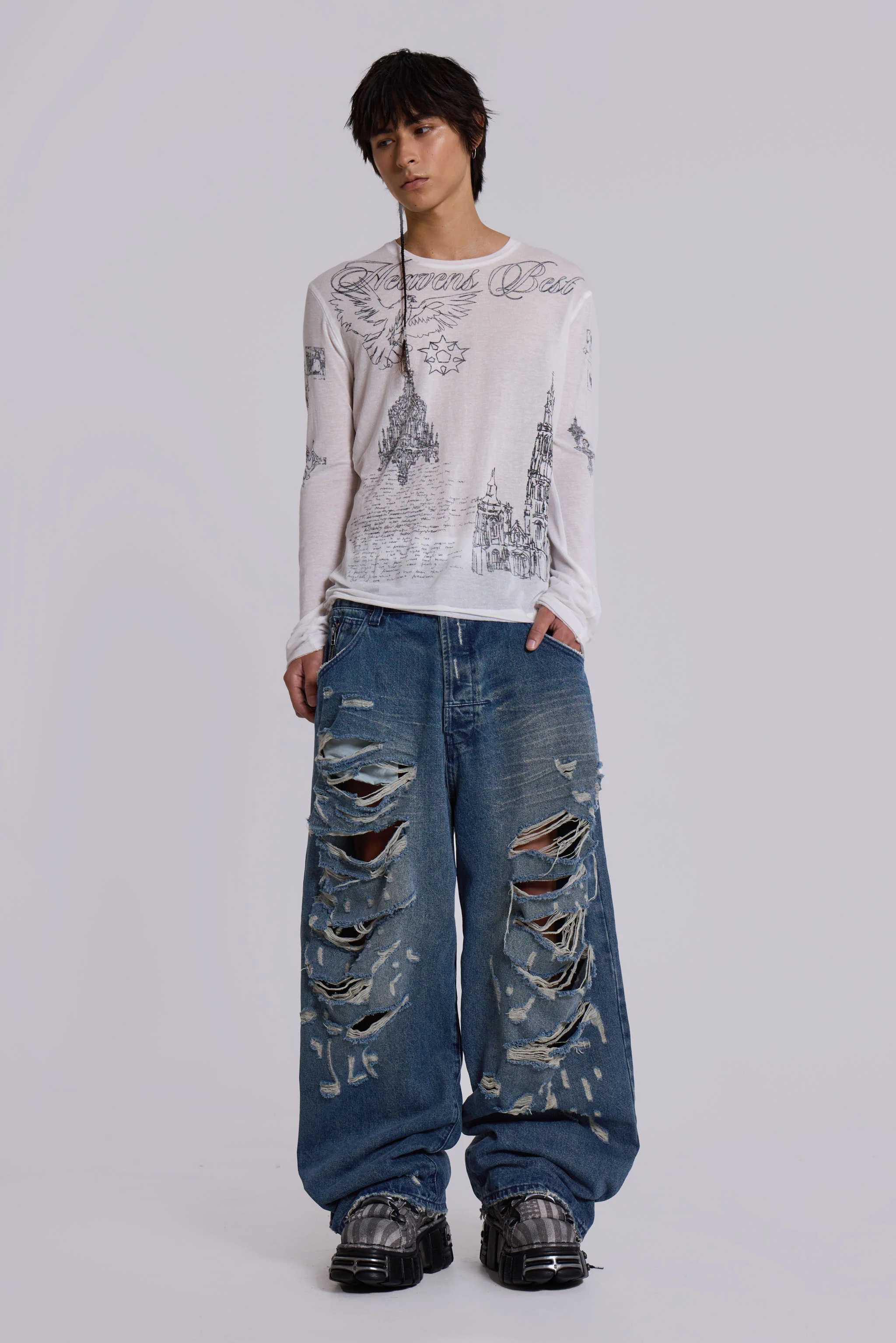 Destroyed XL Colossus Jeans - Image 3