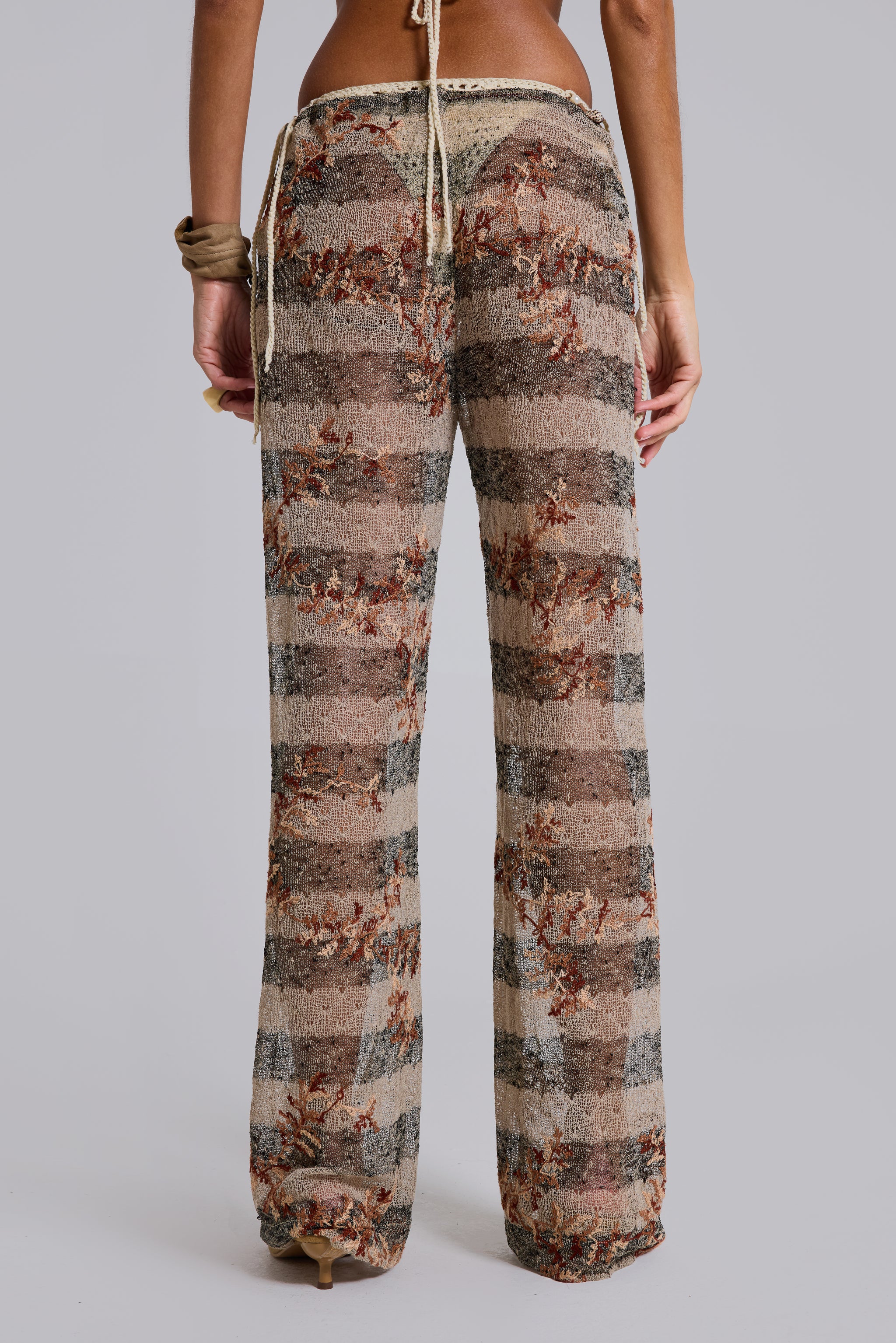 Deva Stripe Knit Trousers - Image 3
