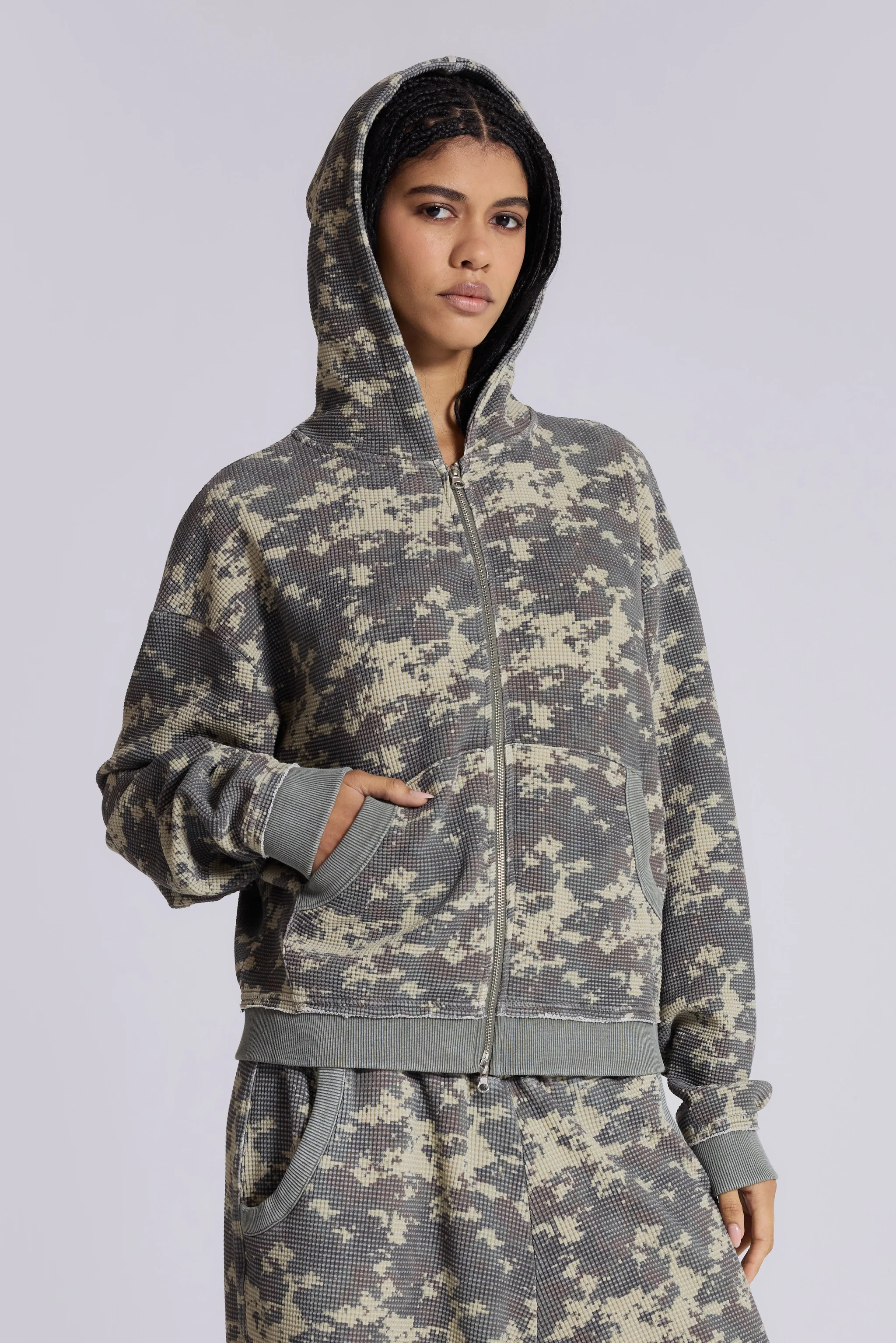 Digi Camo Waffle Hoodie - Image 9
