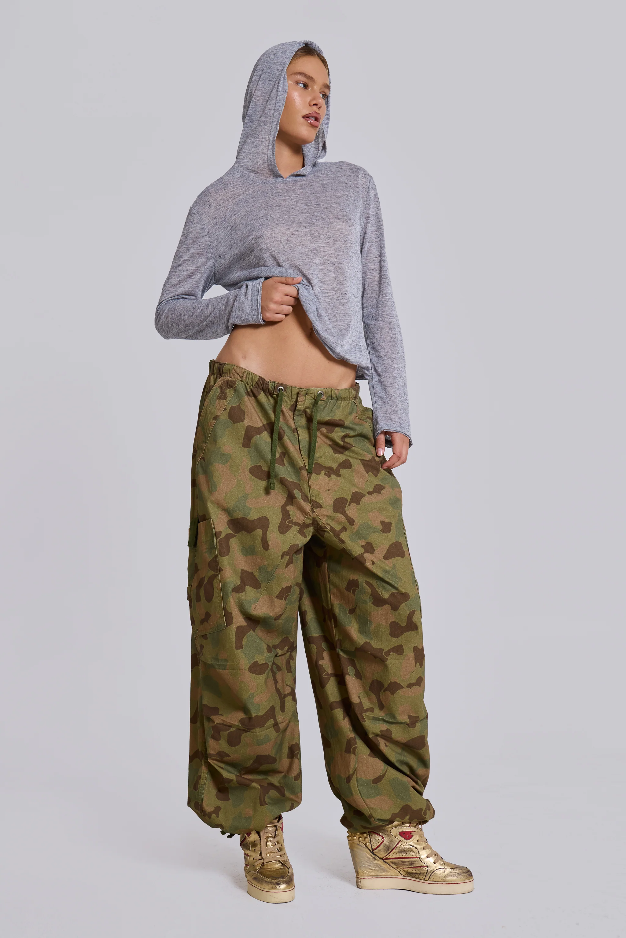 Duck Camo Parachute Pants - Image 3