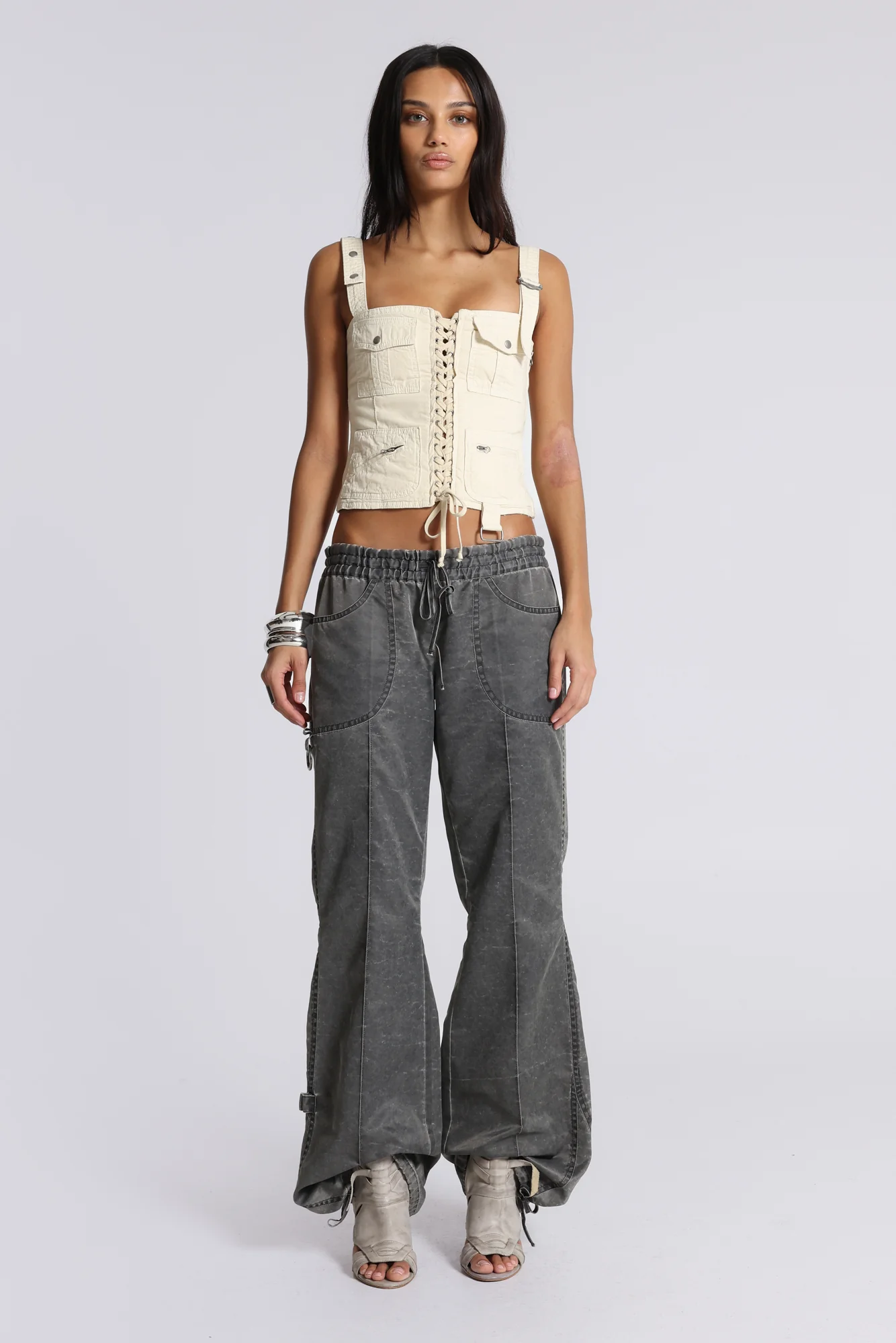 Ecru Cargo Corset - Image 10