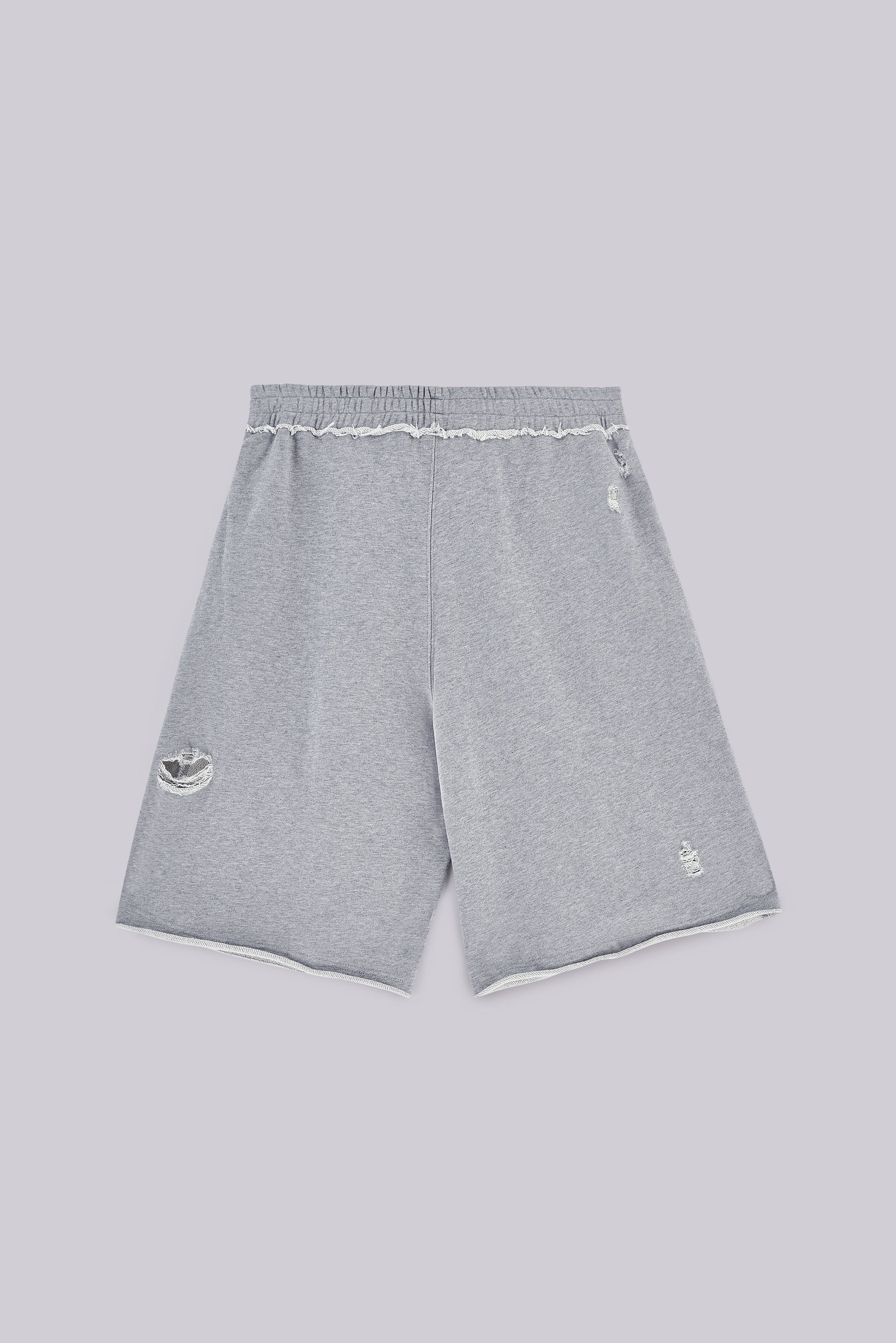 Grey Distressed Monster Shorts - Image 7
