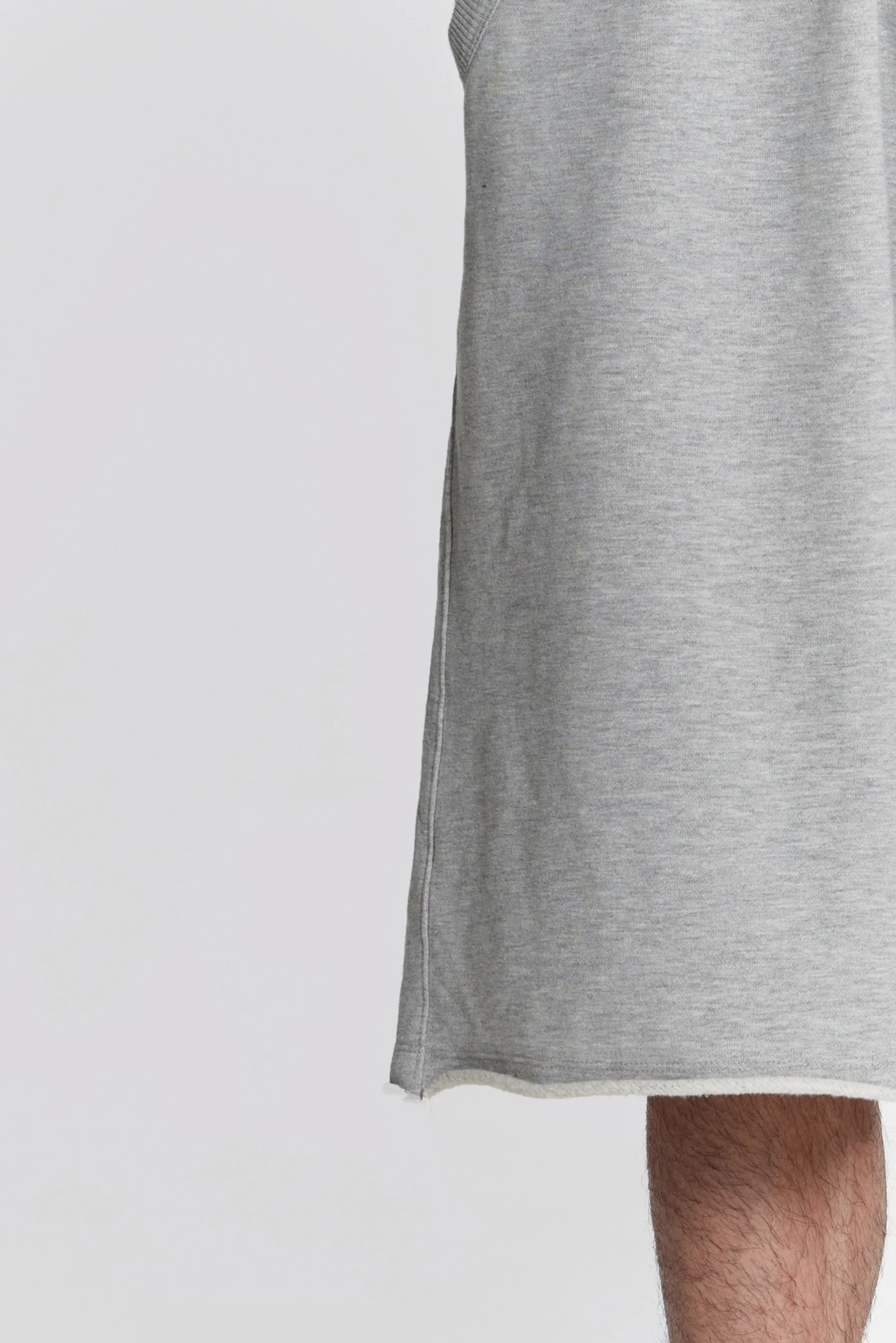 Grey Marl Monster Jogger Baggy Shorts - Image 11