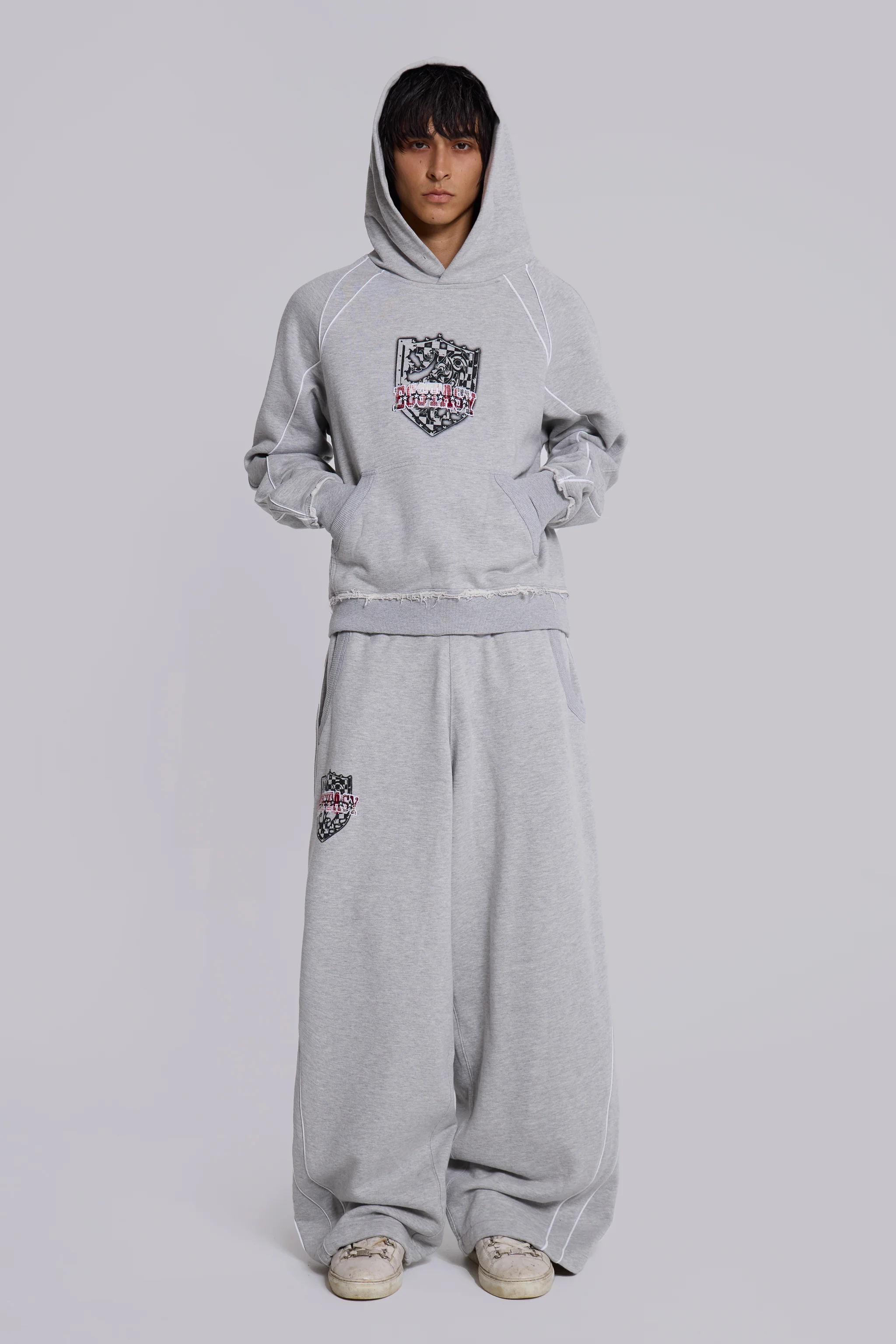 Grey Tempo Hoodie - Image 3