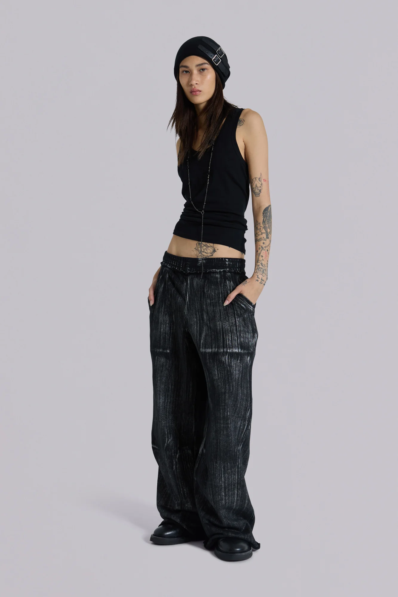 Gunmetal Wash Monster Joggers - Image 3