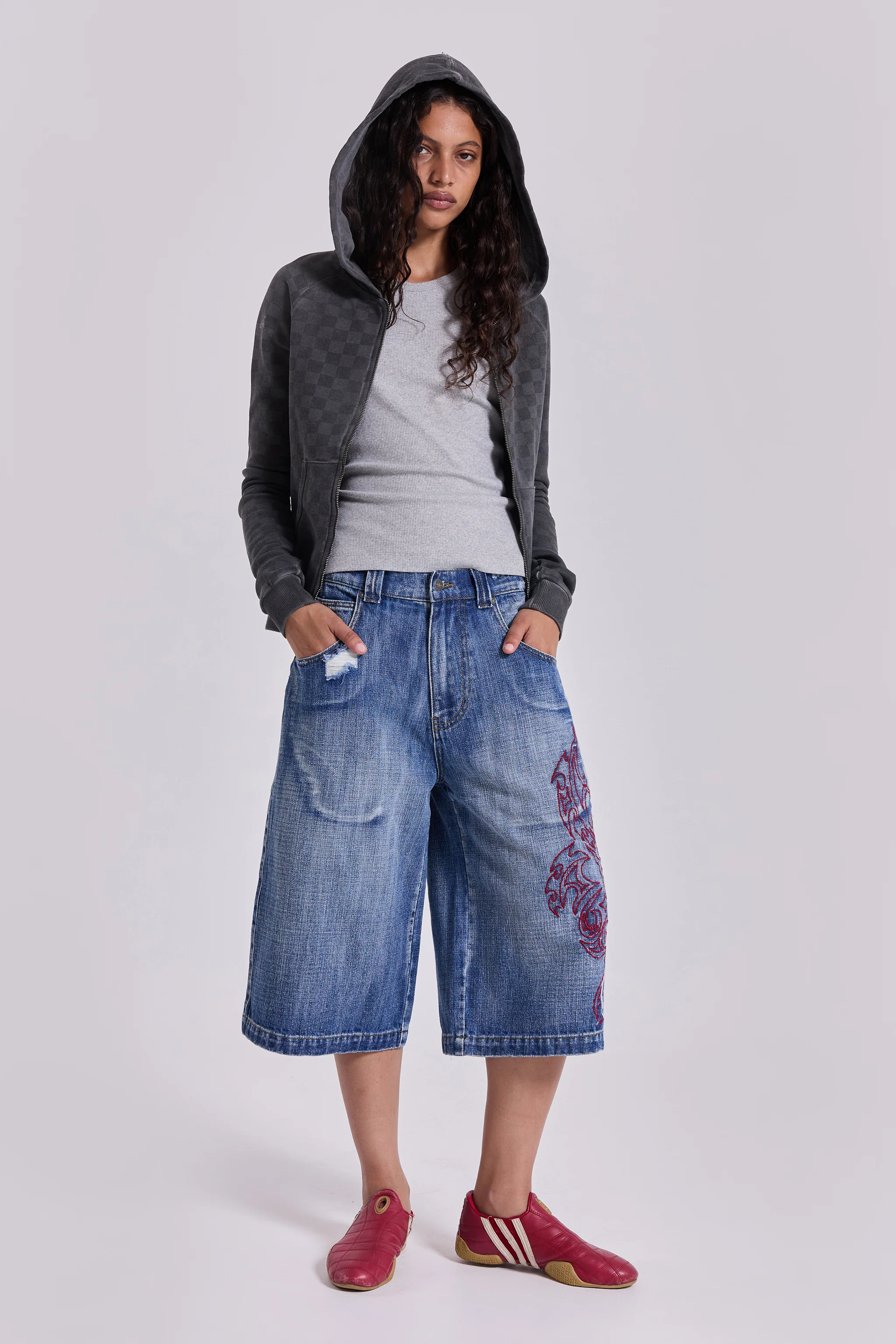 Layered Tribal XL Colossus Jorts - Image 7