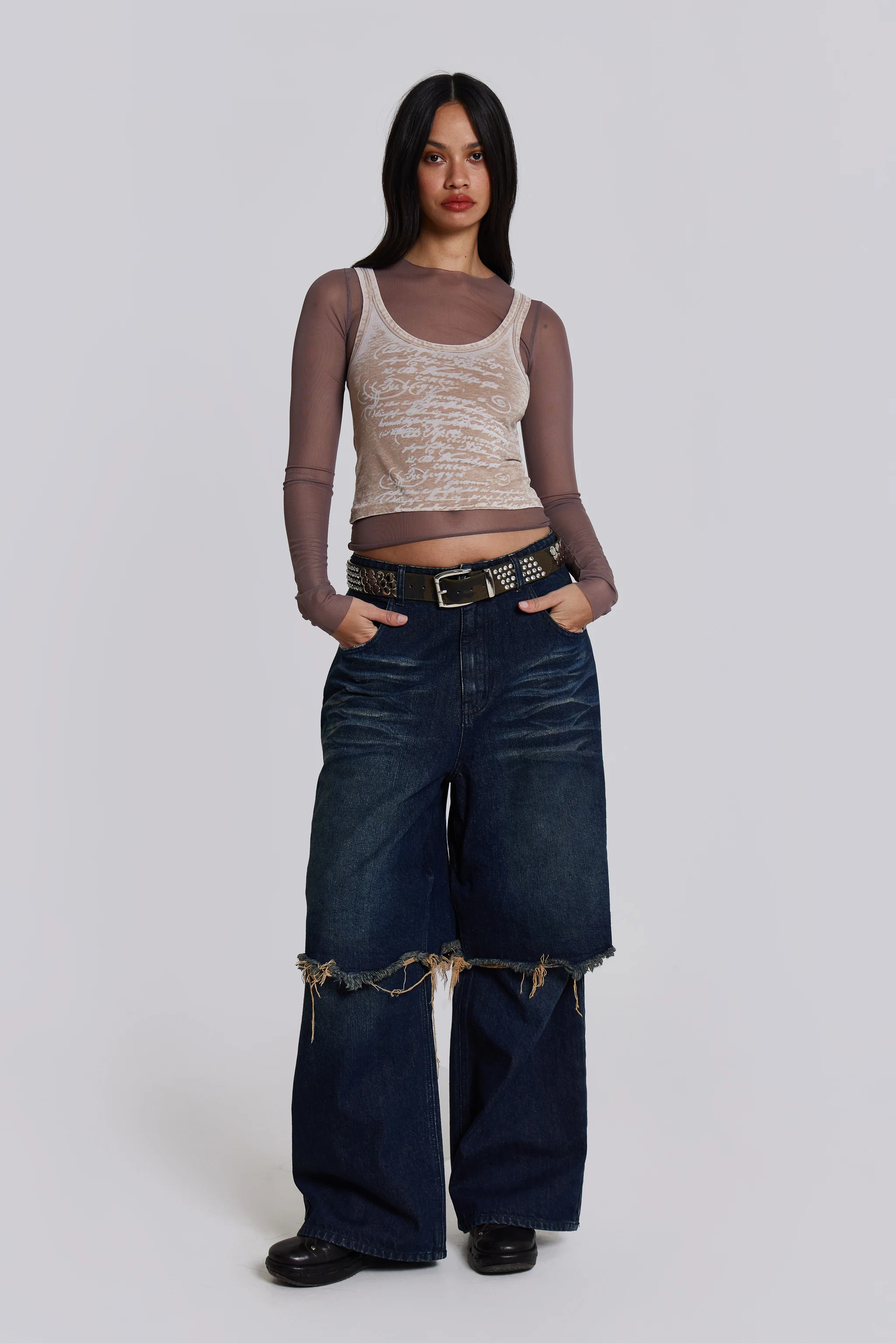 Lia Top in Taupe - Image 9