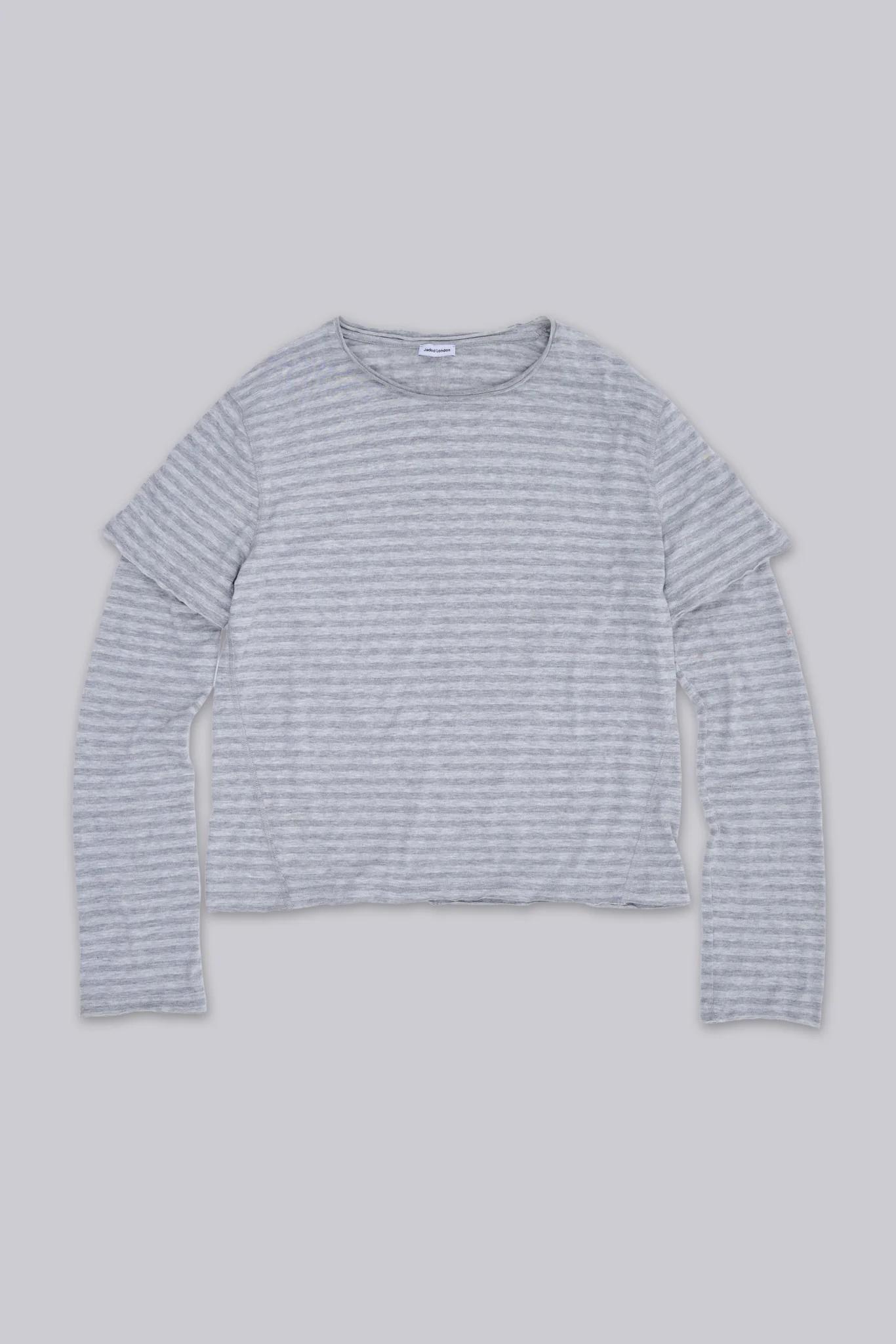 Line Double Layer Long Sleeve Top - Image 2