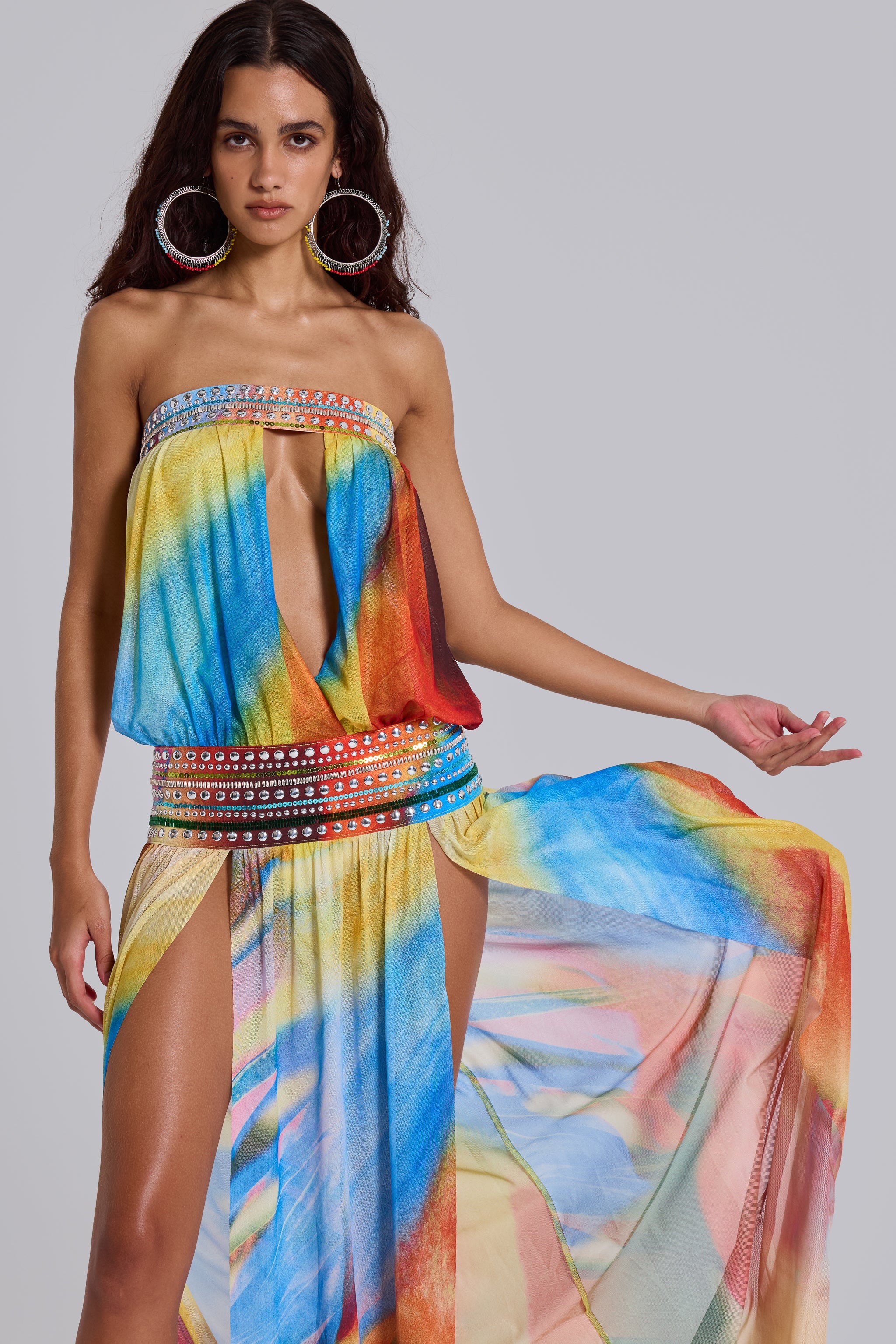 Livia Bandeau Maxi Dress - Image 2