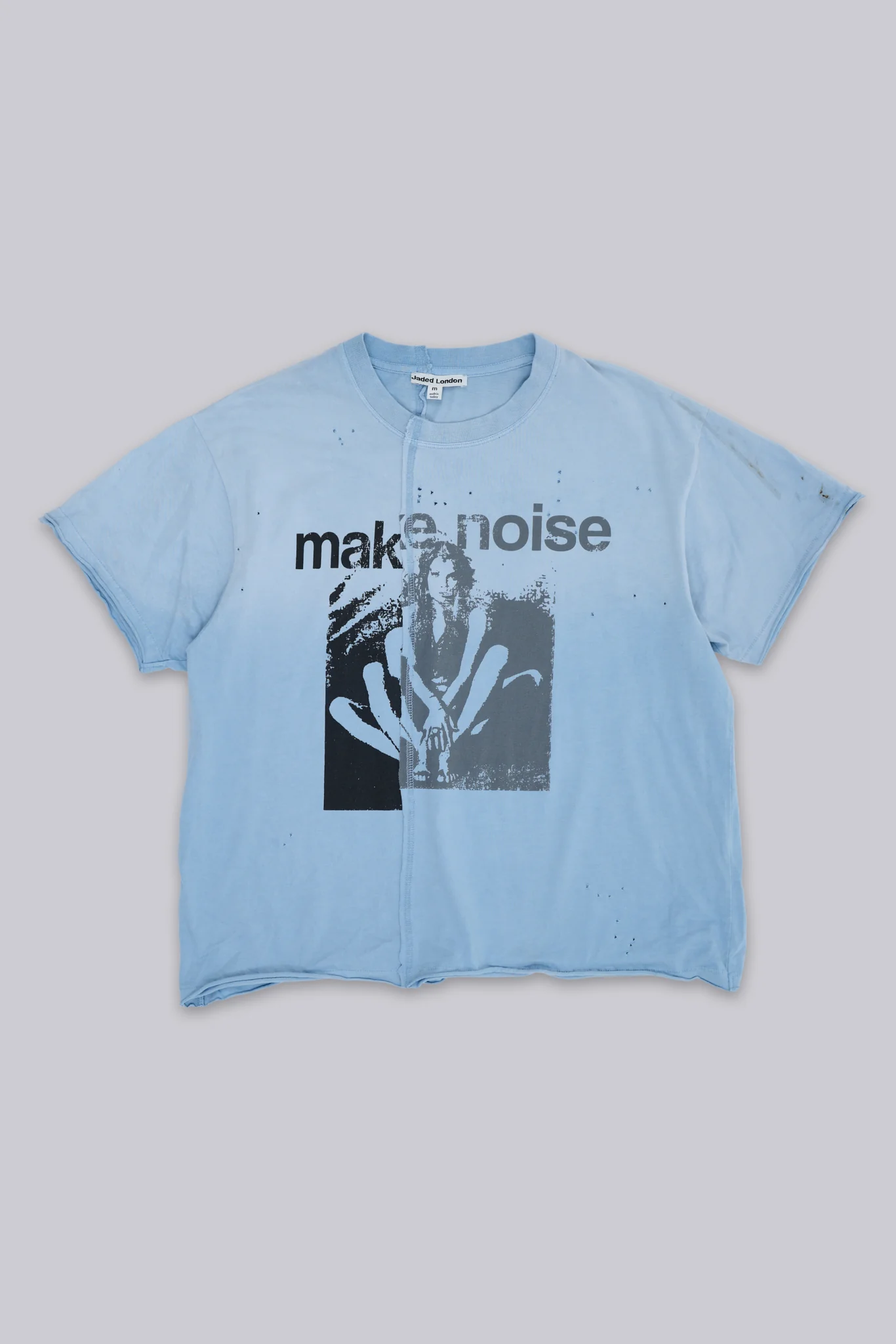 Make Noise Spliced Cropped T-Shirt
