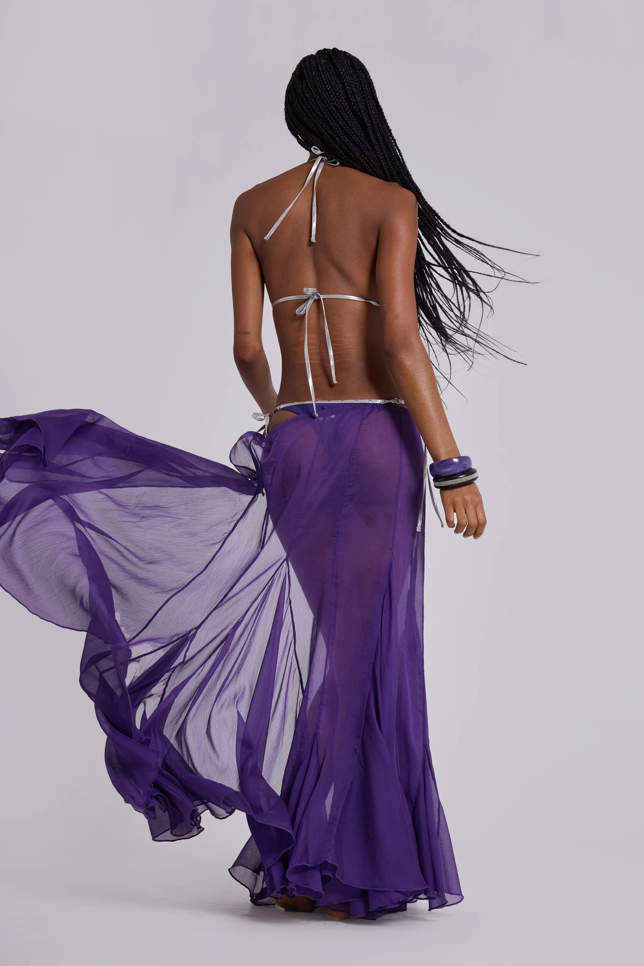 Miria Chiffon Maxi Skirt - Image 11