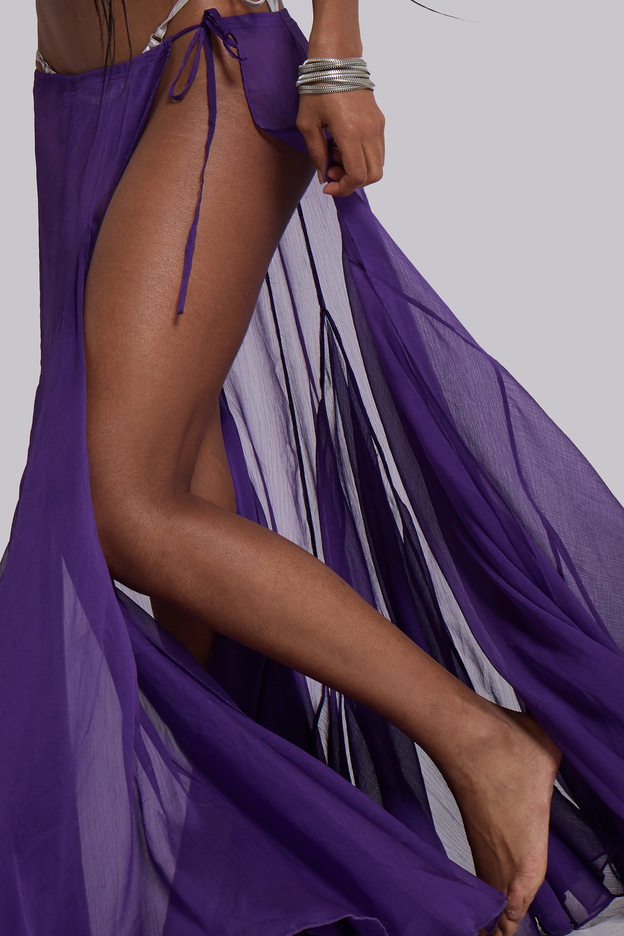 Miria Chiffon Maxi Skirt - Image 13