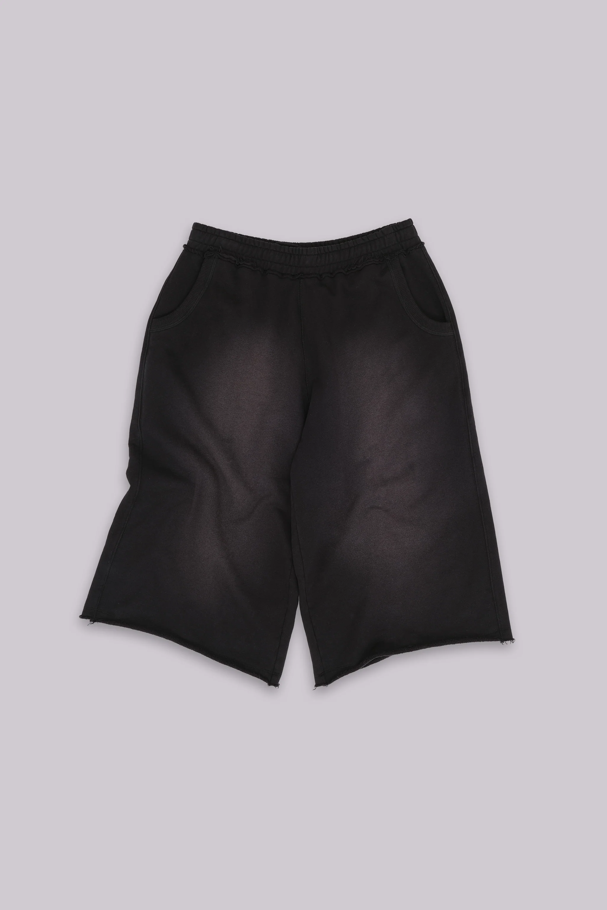 Monster 3/4 Washed Black Shorts - Image 2