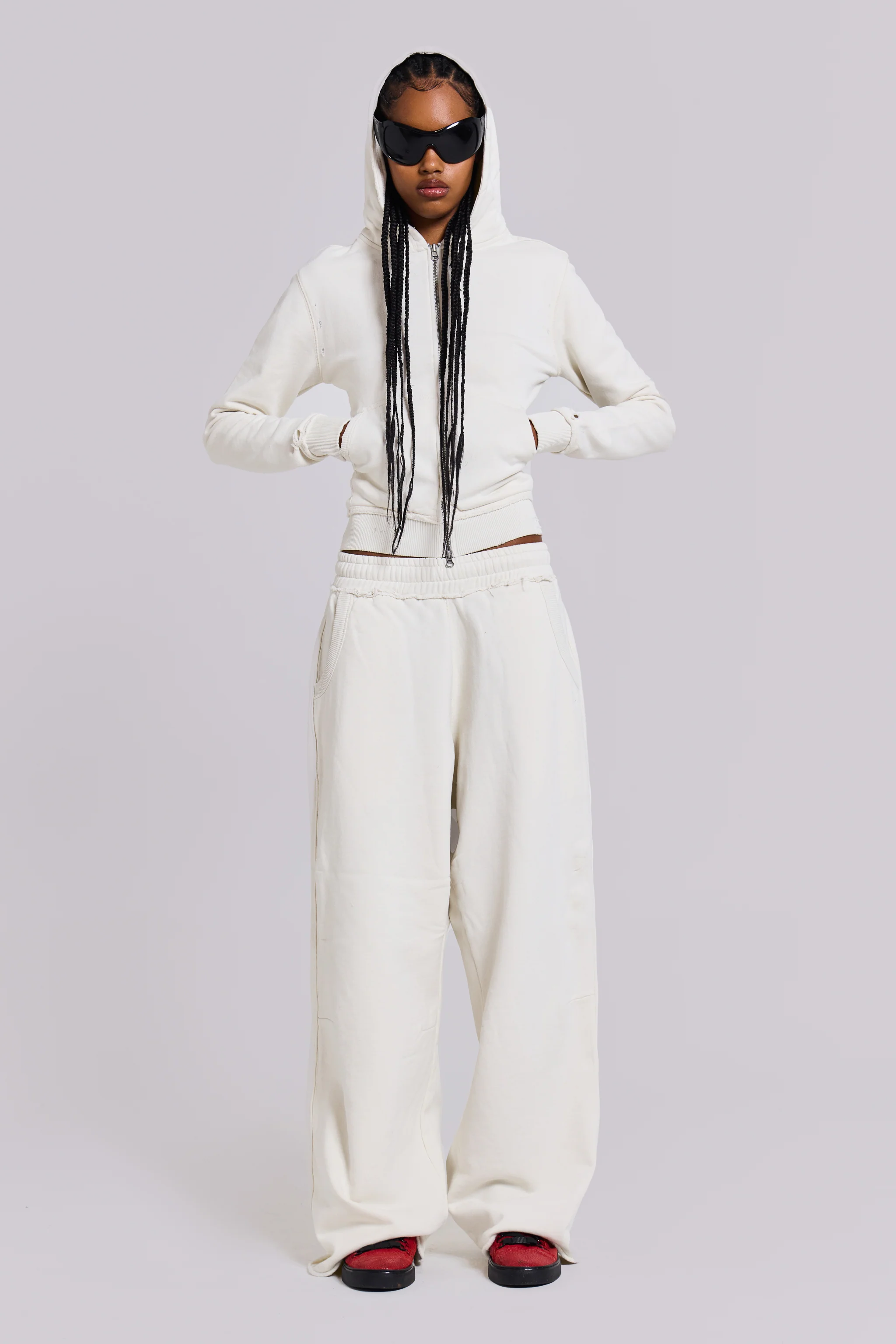Off White Baggy Monster Joggers - Image 4