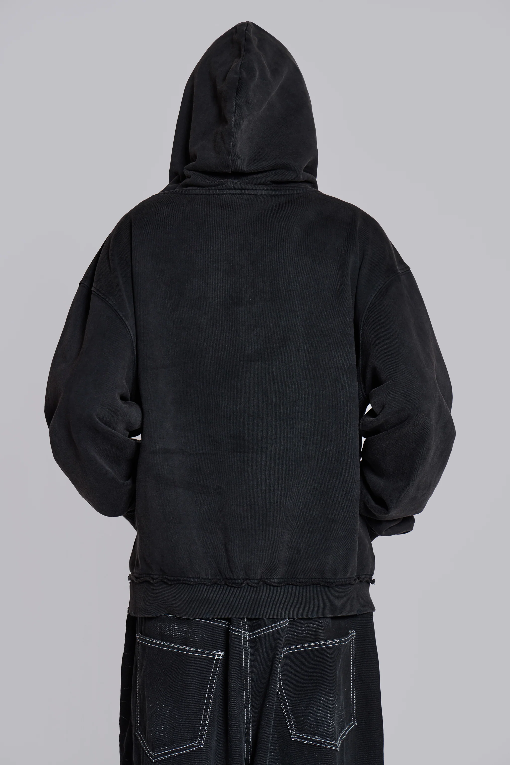 Open Casting Black Hoodie - Image 11