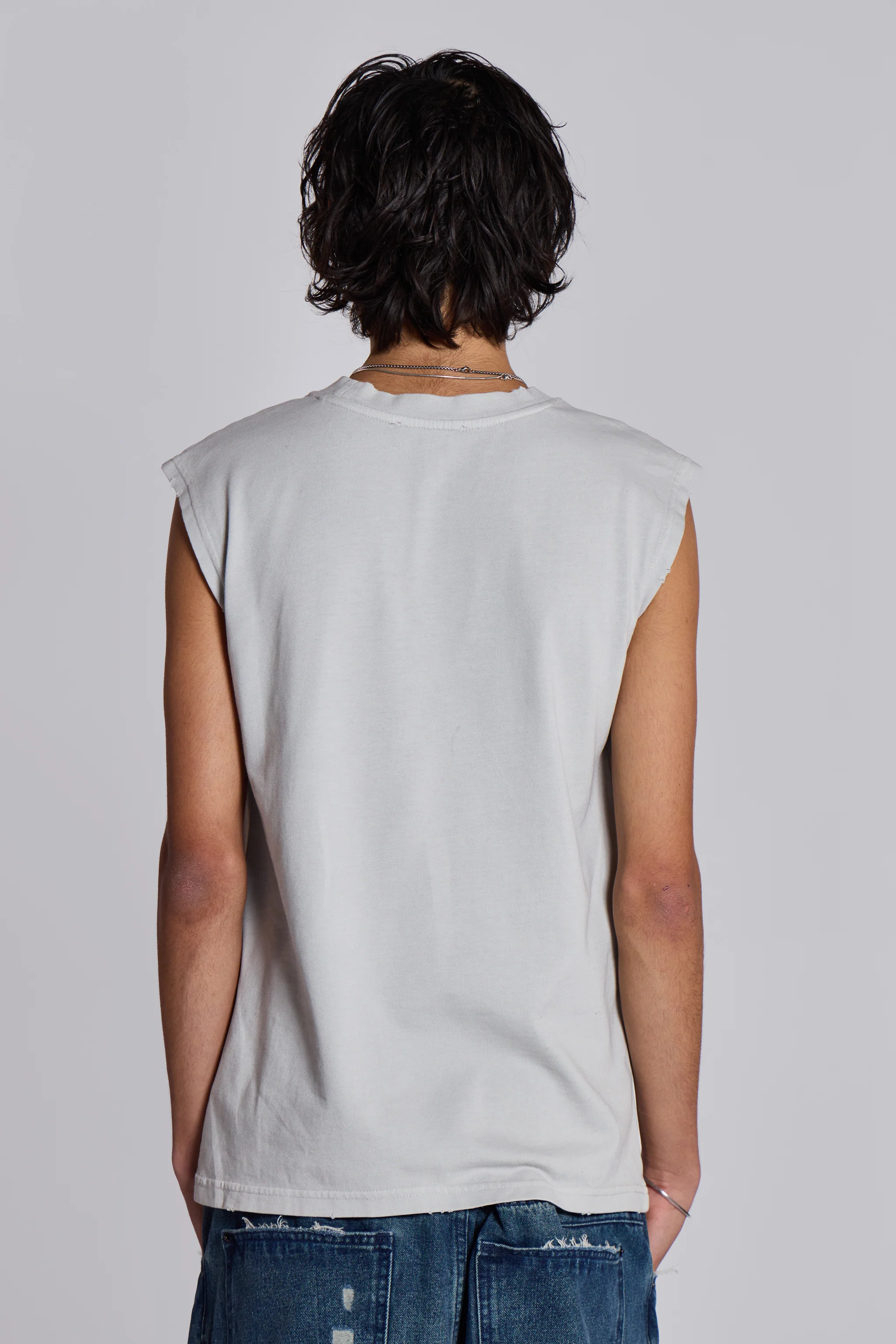 Open Casting White Tank Top - Image 7