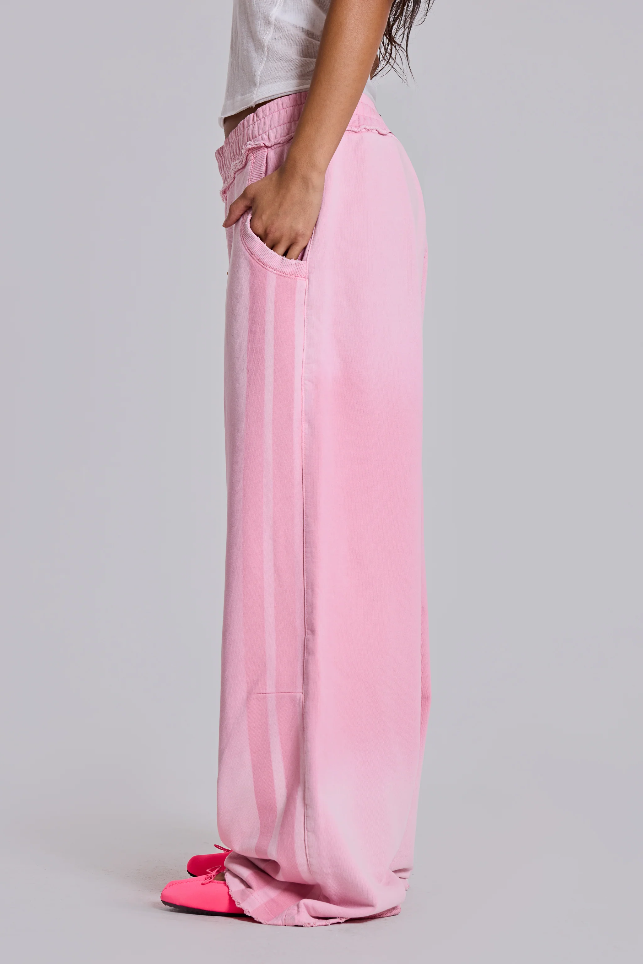 Pink Sporty Baggy Monster Joggers - Image 2
