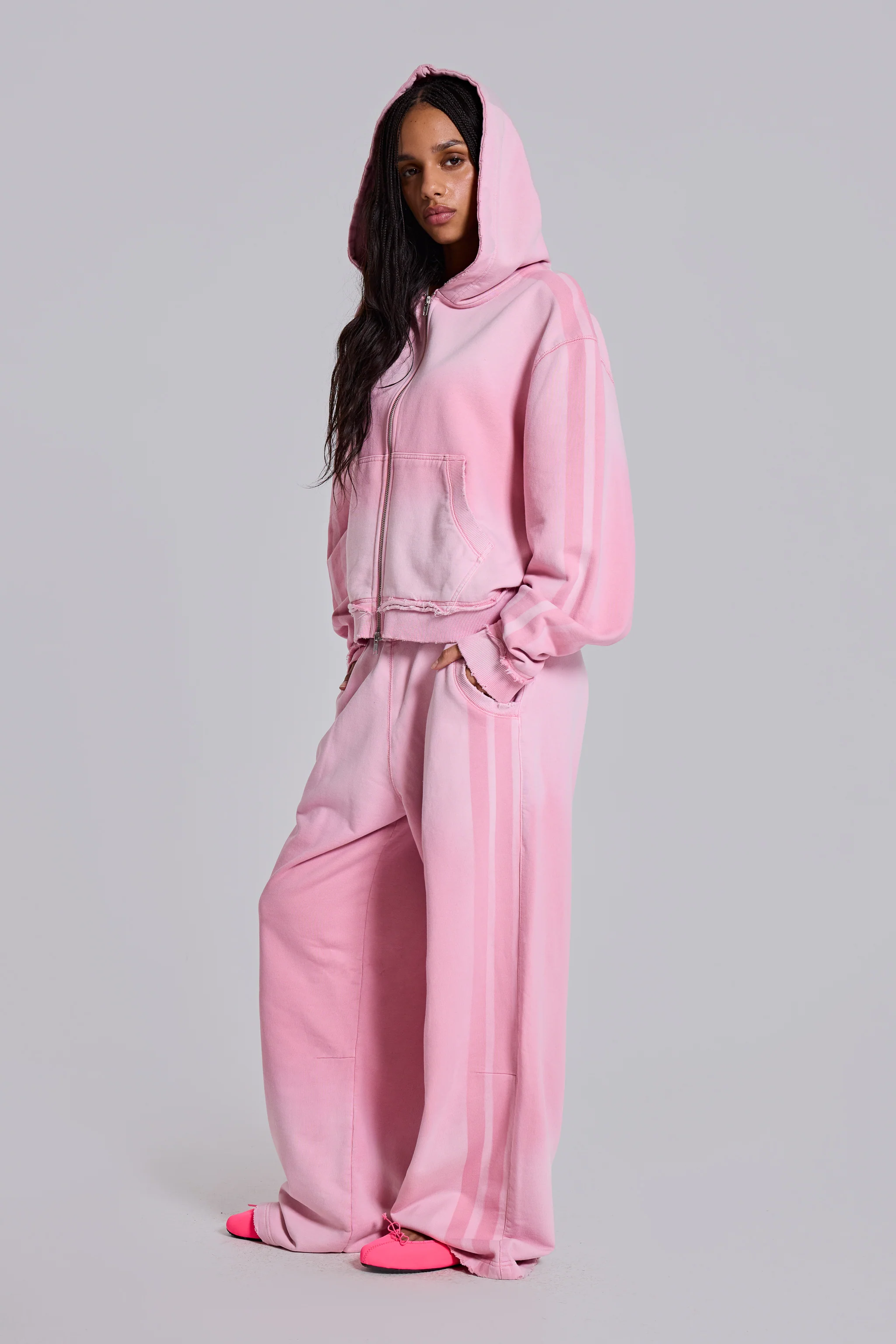 Pink Sporty Baggy Monster Joggers - Image 4