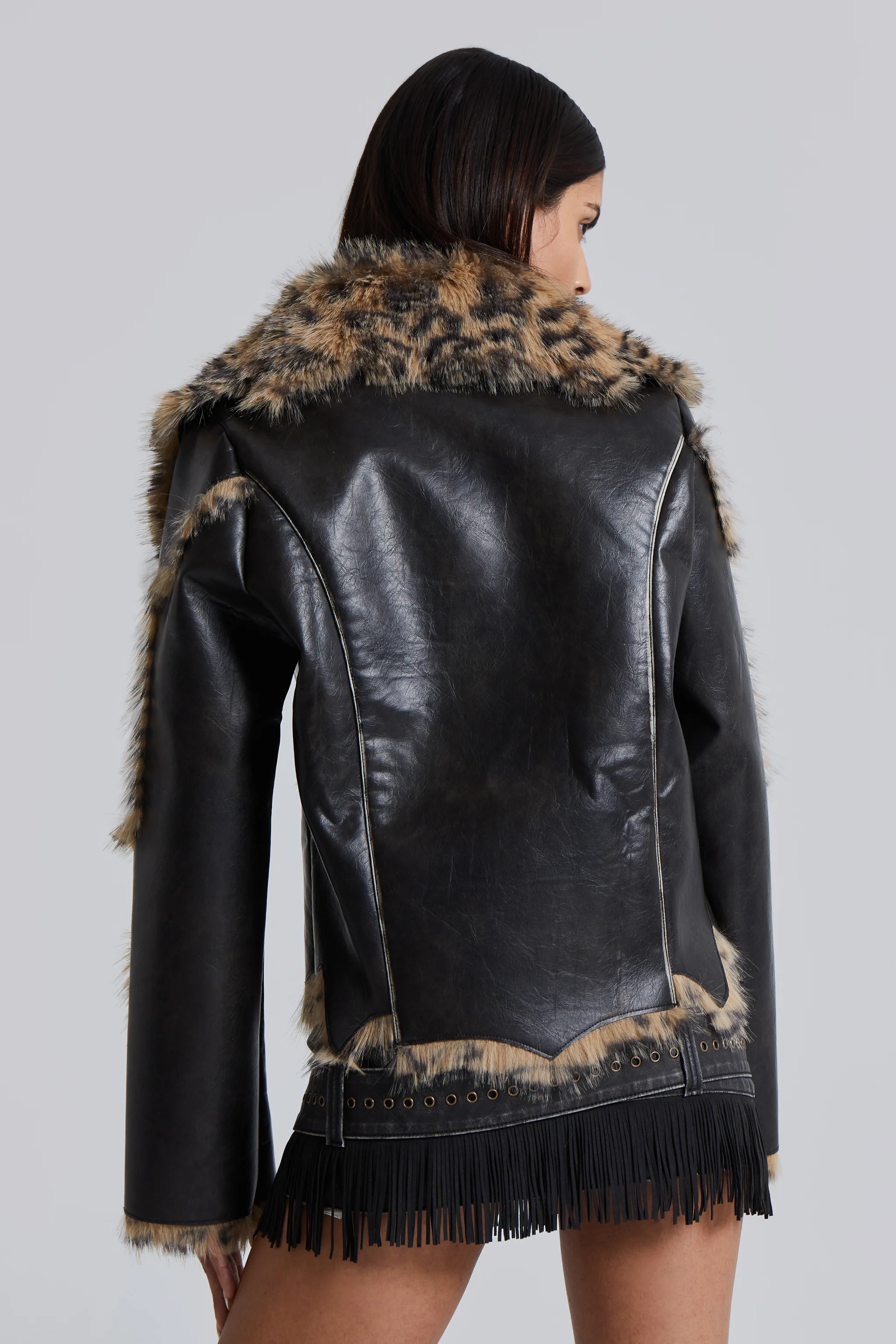 Seone Faux Fur Jacket - Image 7