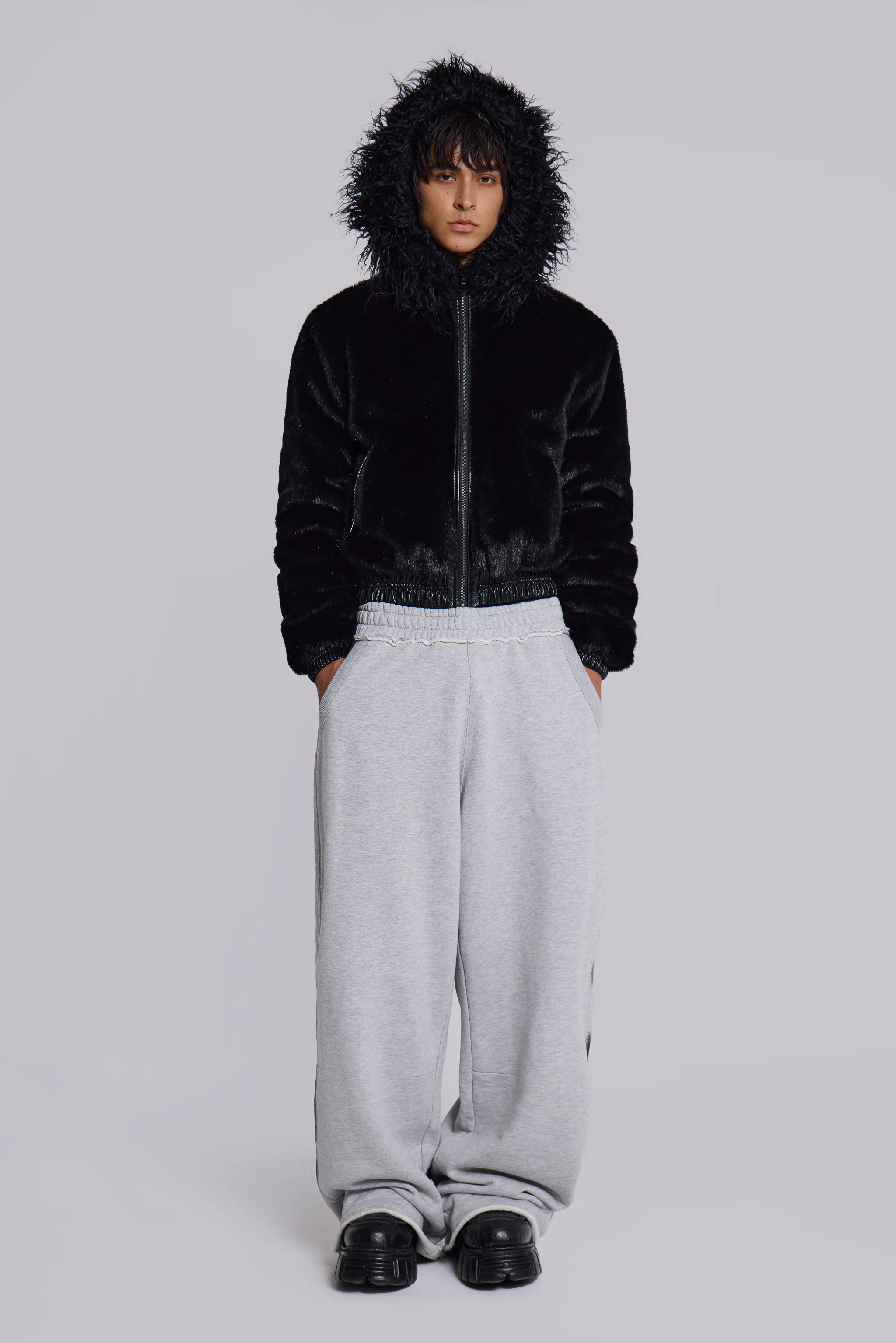 Raven Faux Fur Jacket - Image 3