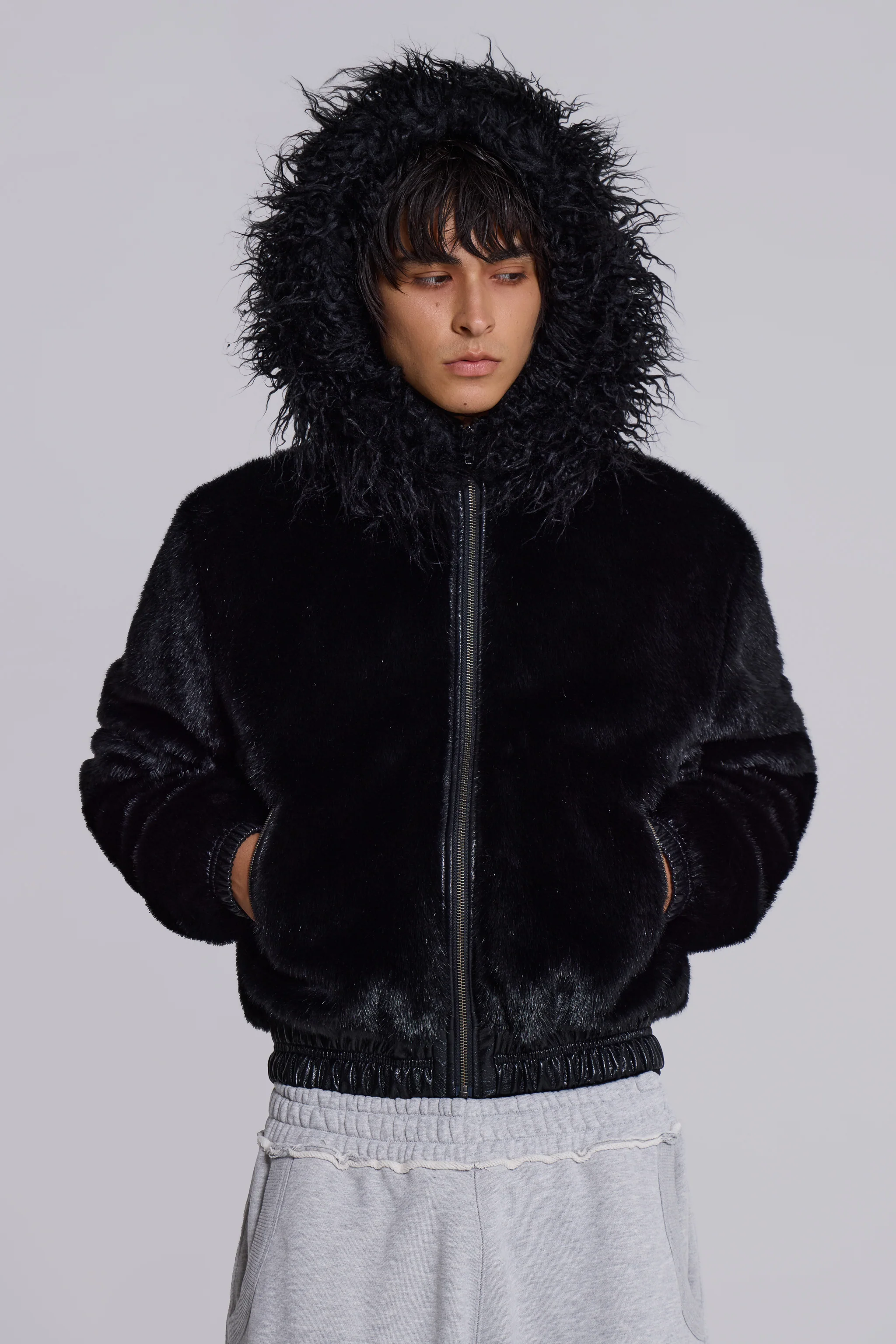 Raven Faux Fur Jacket - Image 4