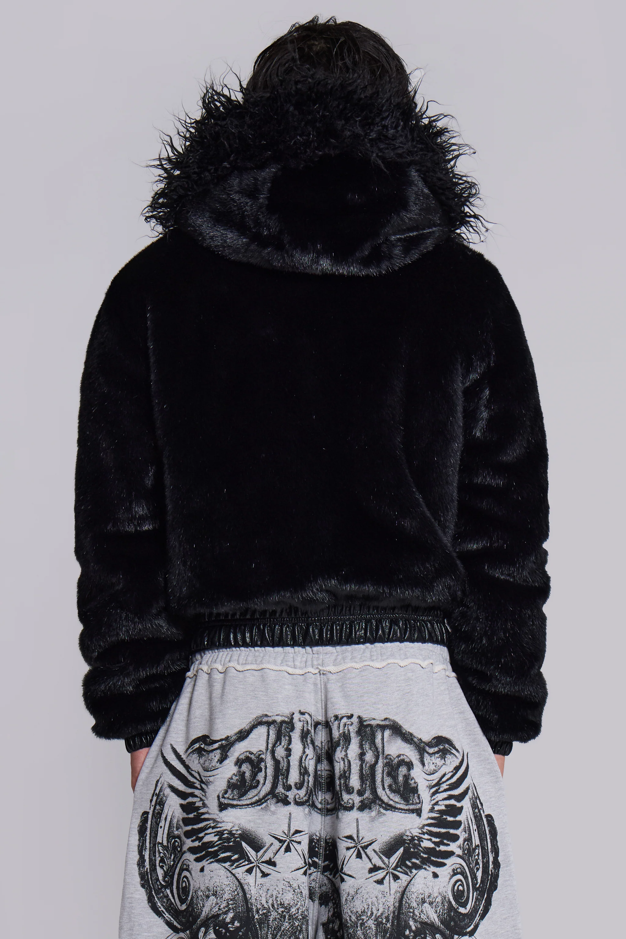Raven Faux Fur Jacket - Image 5