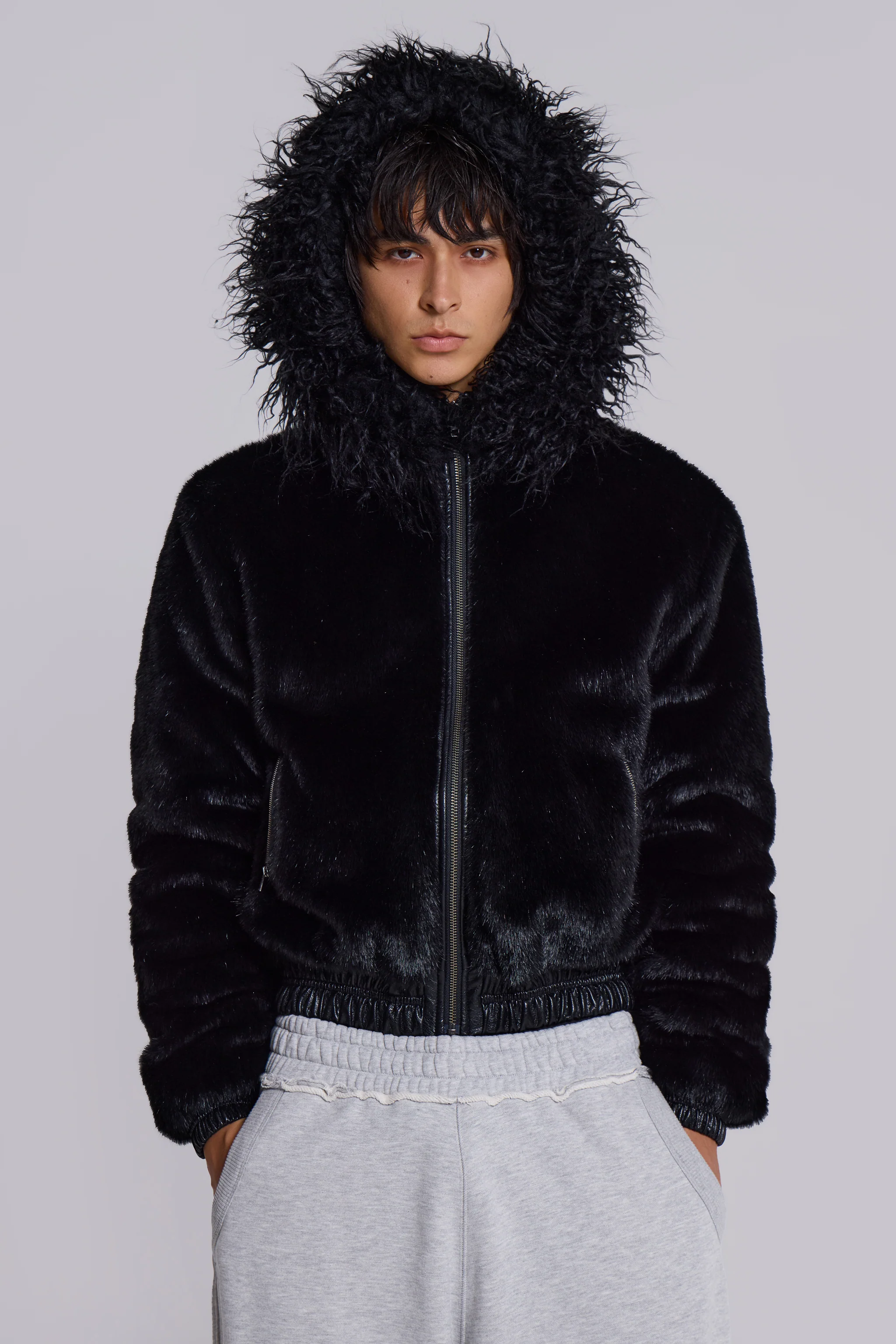 Raven Faux Fur Jacket - Image 7