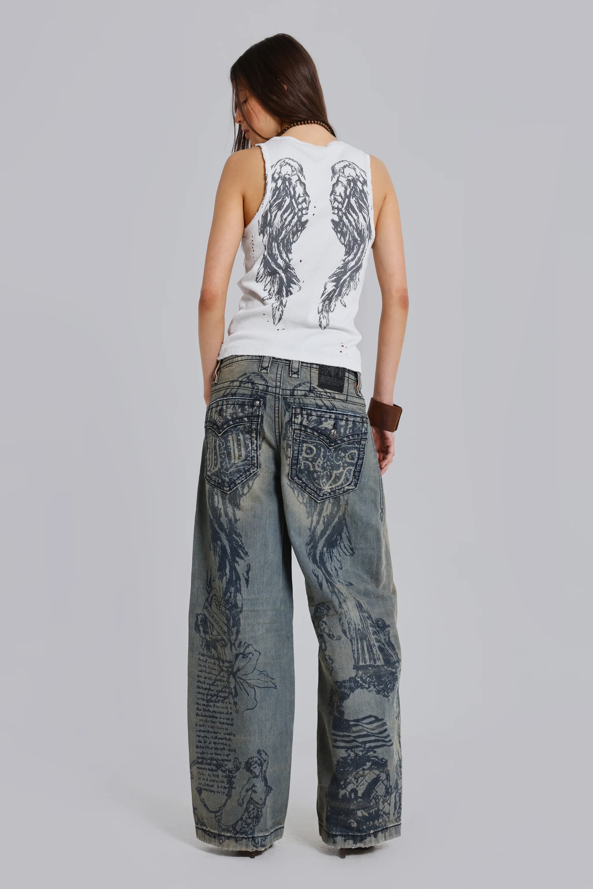 Rock Revival Inked Jeans - Image 3