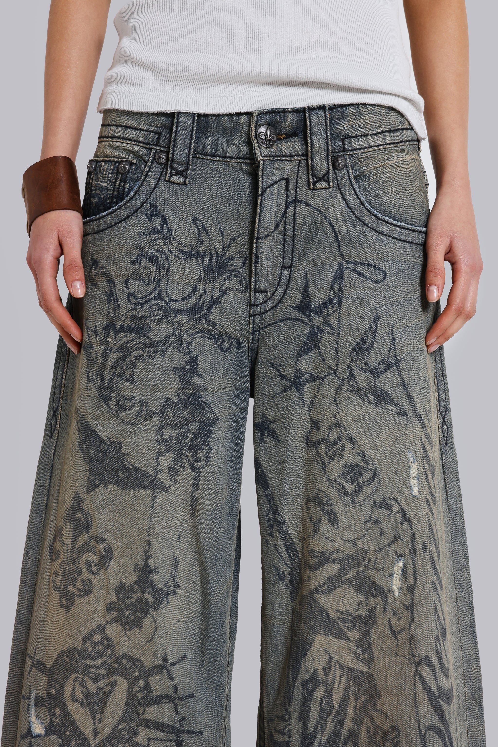 Rock Revival Inked Jeans - Image 7